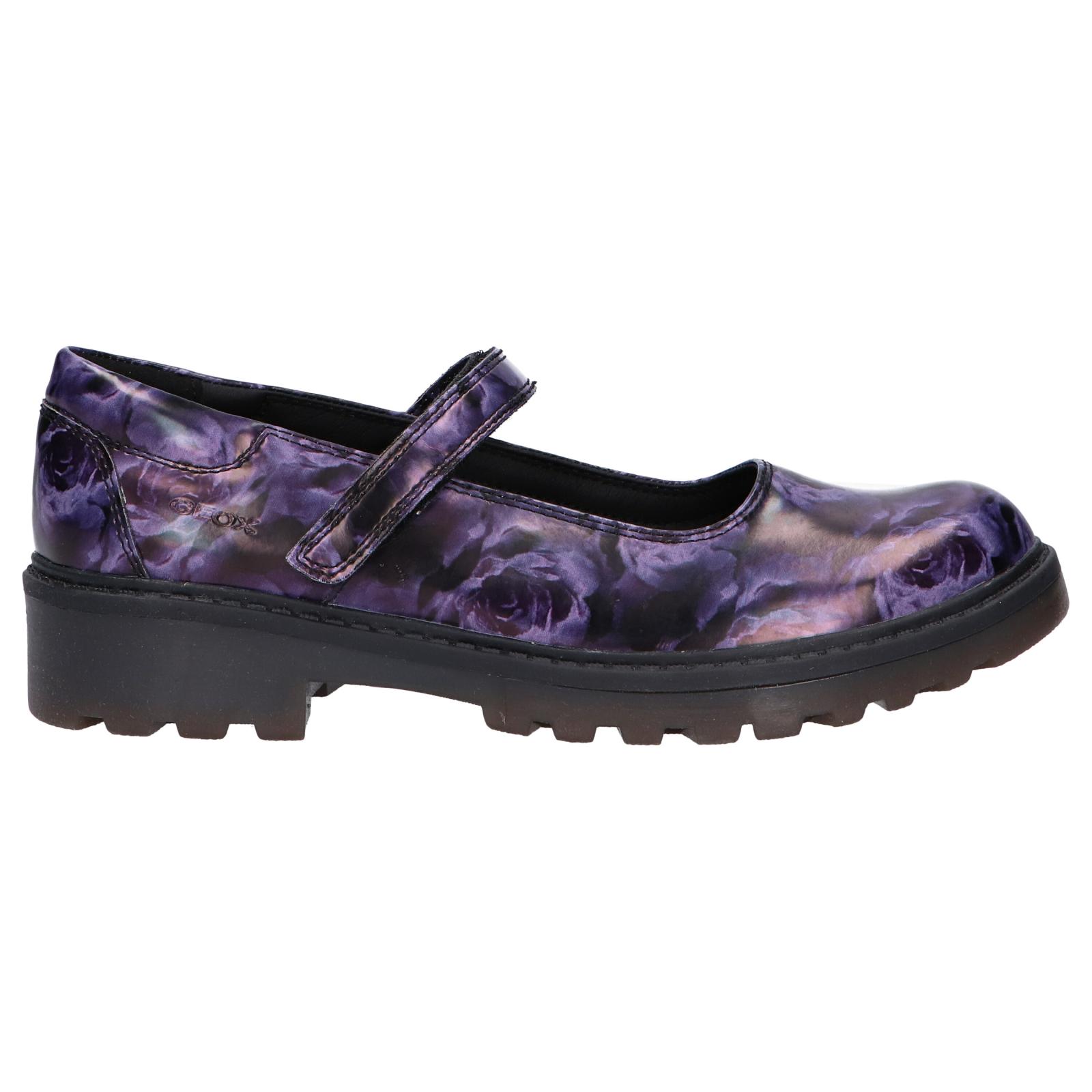 Women's and girls ballerinas geox j6420j 000fc j casey c9266 black-lilac