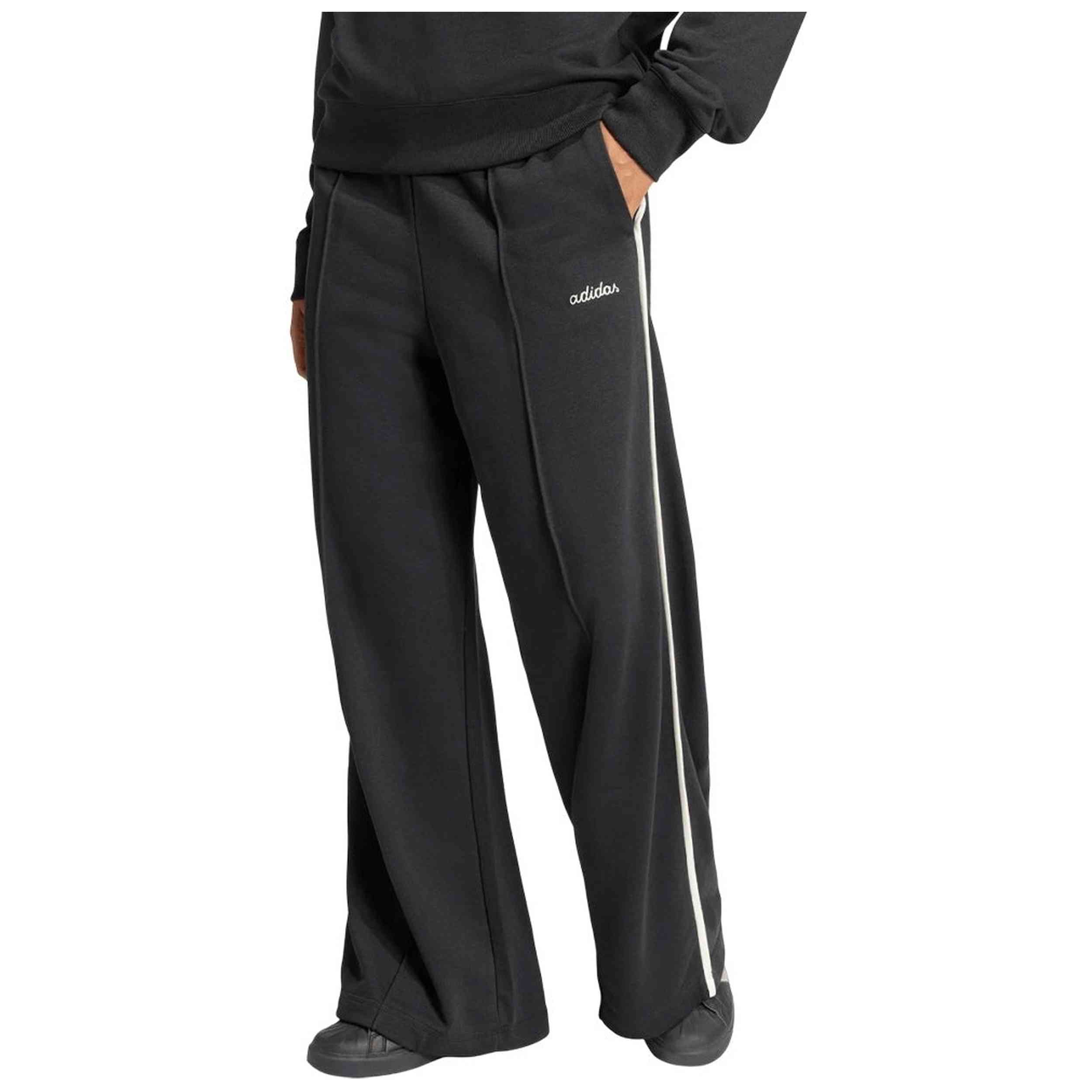 Pantalon De Chandal Adidas modelo Pantalón largo adidas Seasonal Essentials Colourpop negro puro blanco mujer para Mujer en color Negro