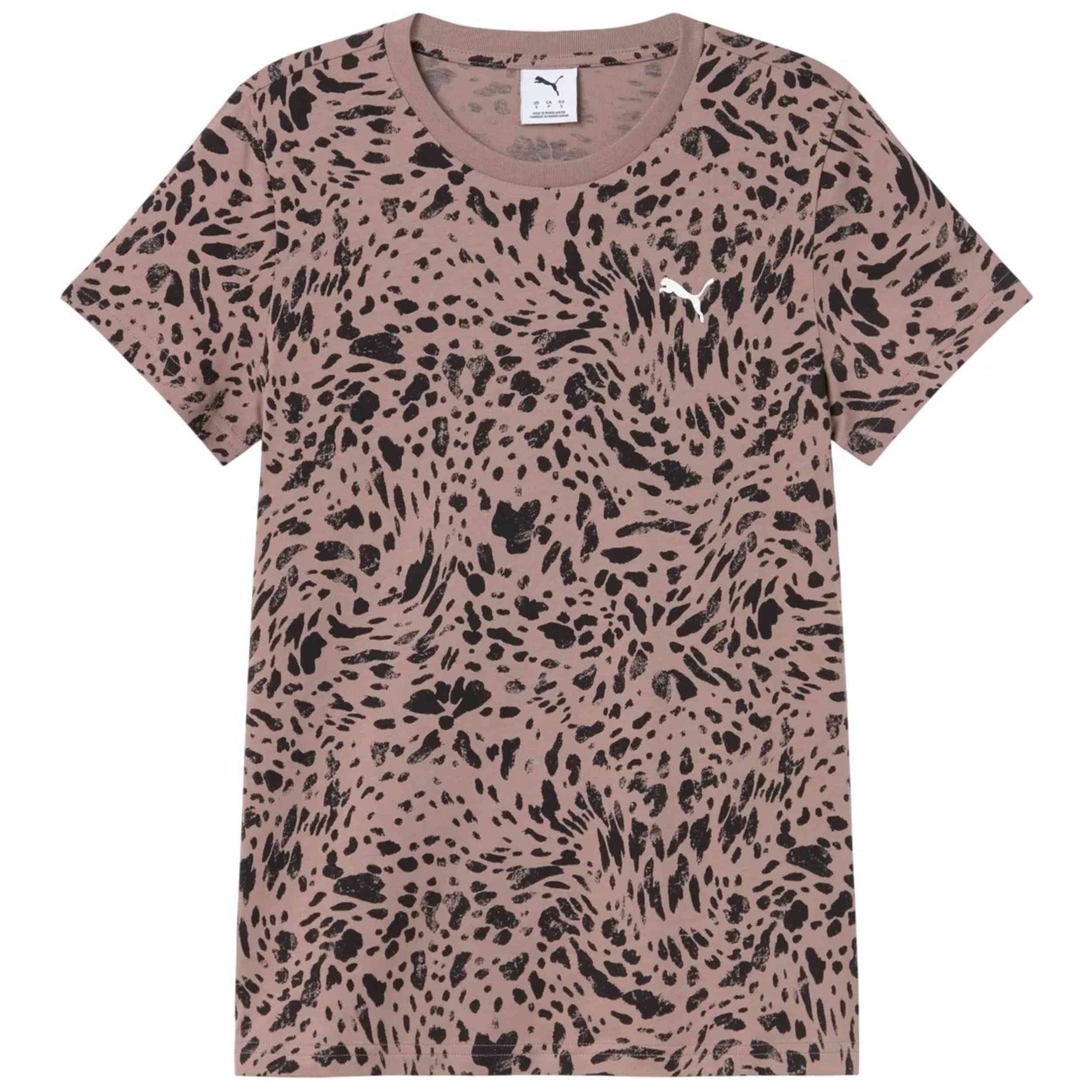 Camiseta De Manga Corta Puma modelo ESS GRAPHICS "Sandstone" para Mujer en color Beige