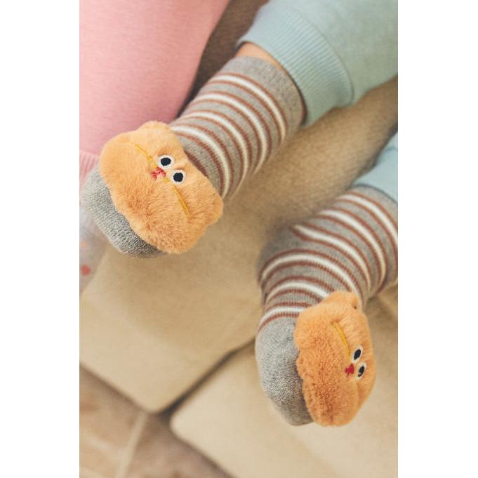 Ysabel Mora - Pack 2 calcetines bebé algodón térmicos antideslizantes sensoriales gatitos