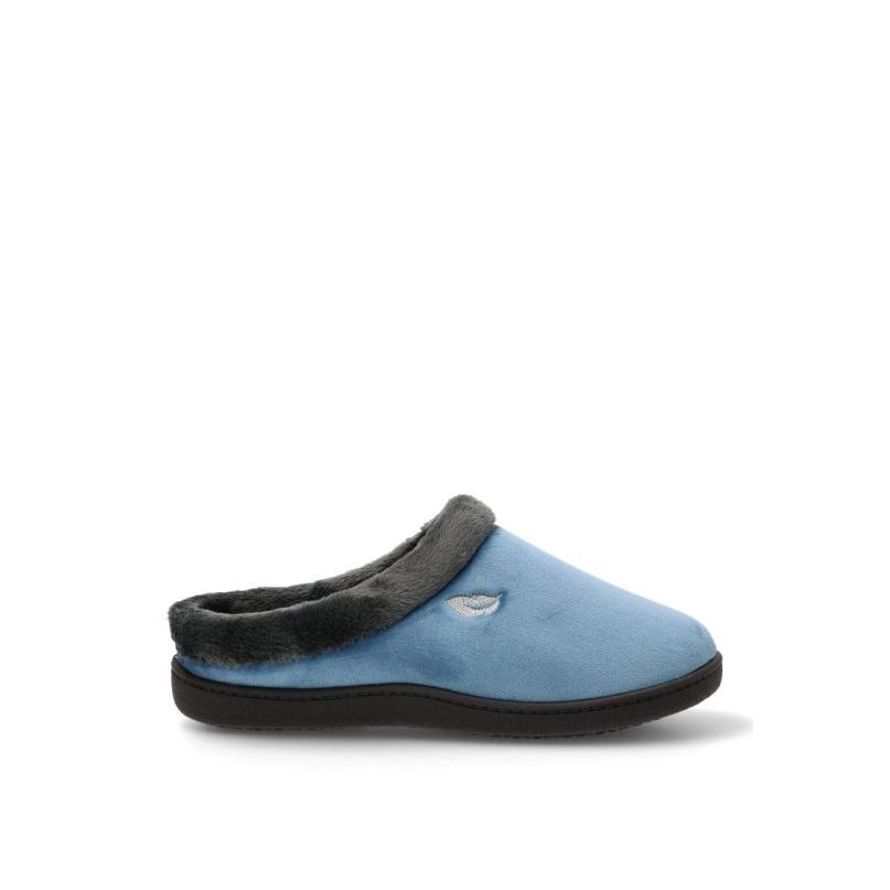 Zapatillas Casa Casa Punta Cerrada Plumaflex - Mujer - Suela Plana - Modelo R12230 - Color Jeans