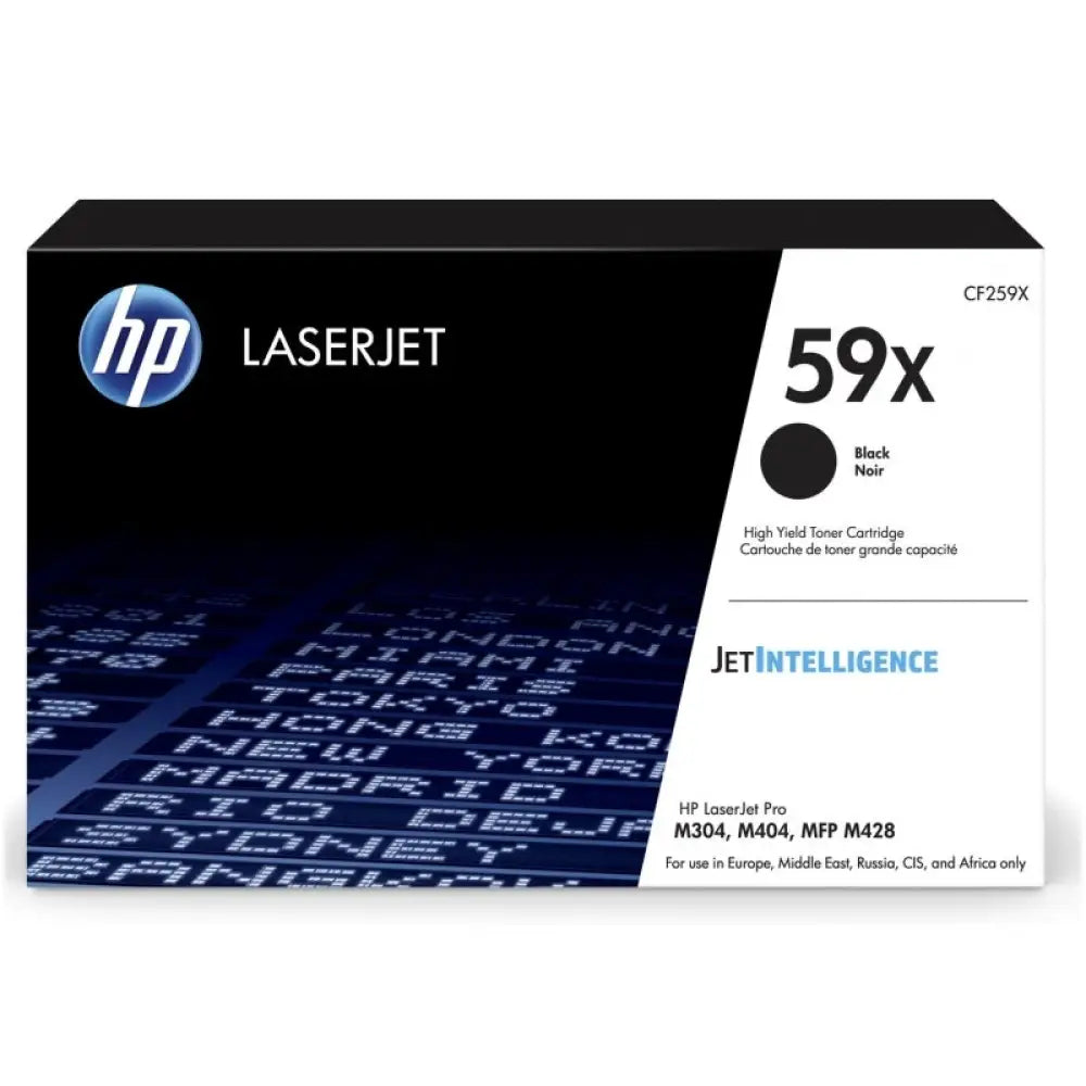 HP - Tóner láser CF259X negro original para impresoras HP LaserJet Enterprise M406/M430 y Pro M304/M404/M428, rendimiento XL de 10000 páginas