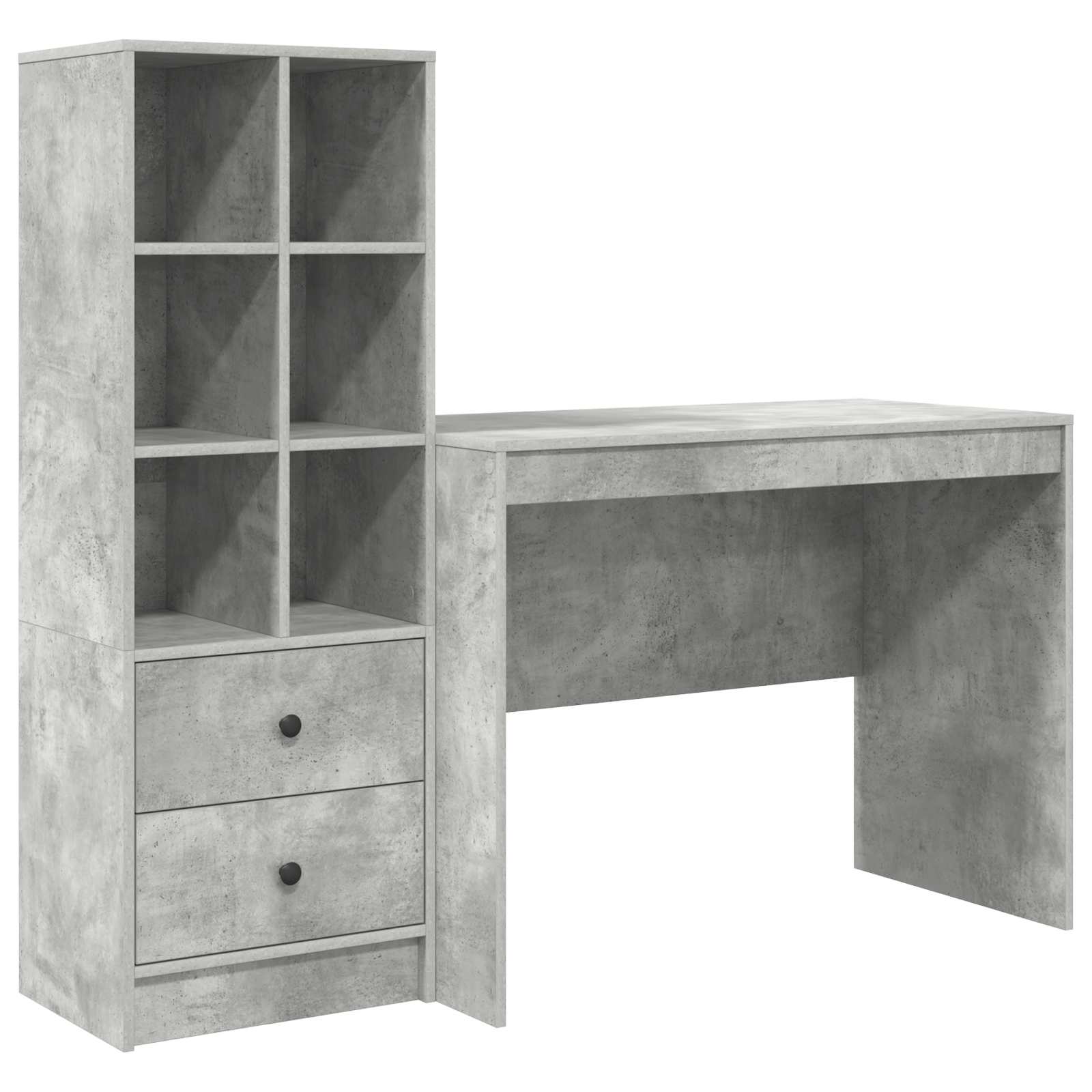 vidaXL Escritorio 145.5 x 50 x 127 cm 2 uds. Multicolor