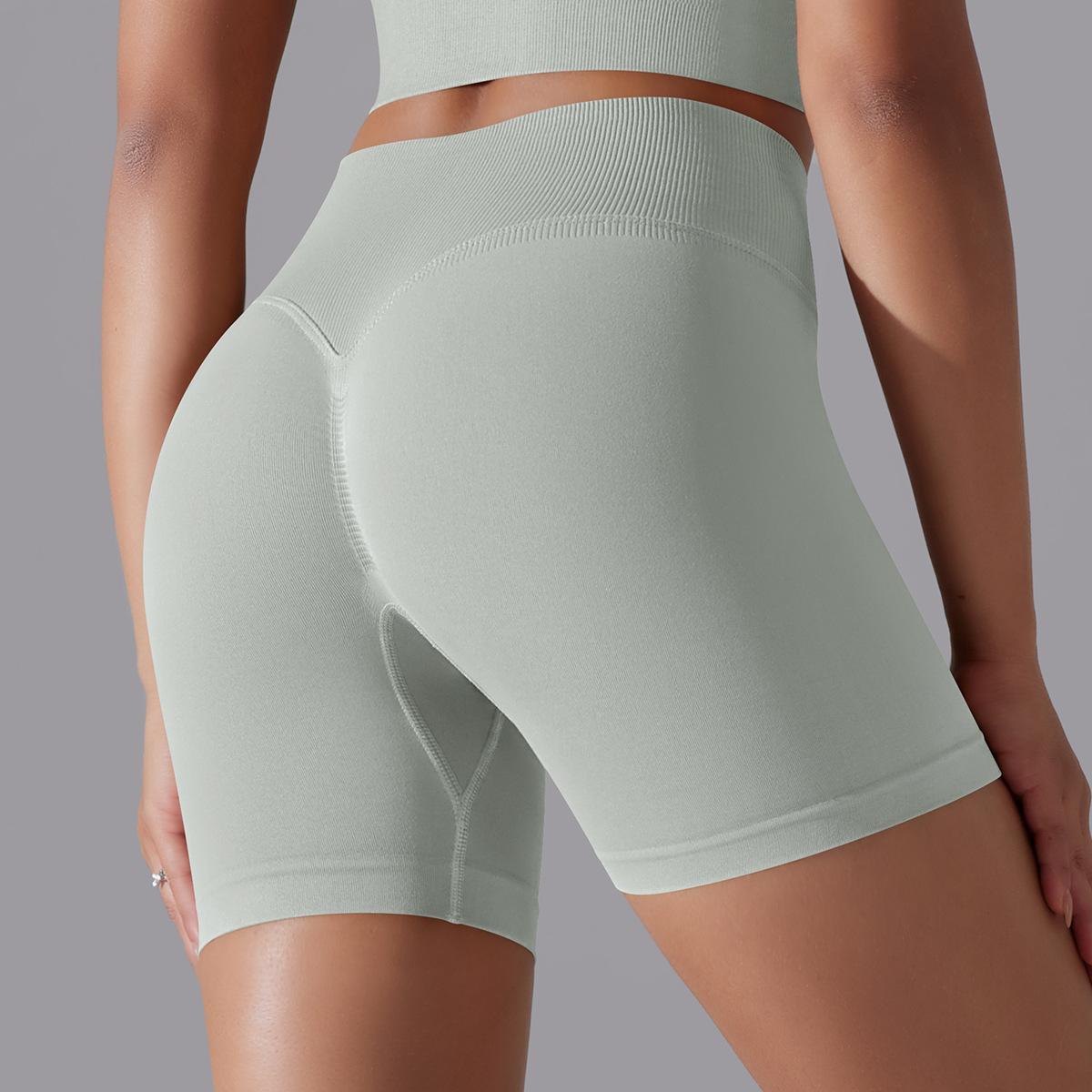 CA Pantalones cortos de Yoga sin costura para Mujer, Mallas