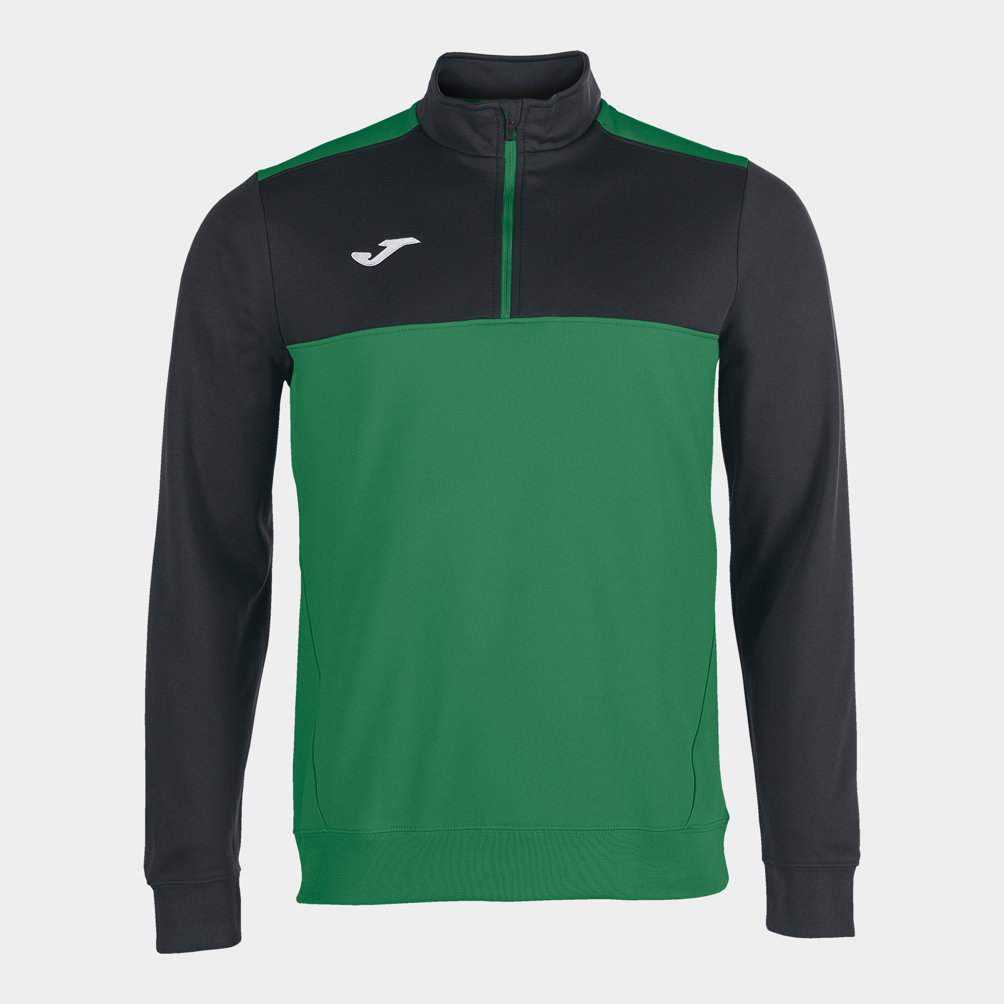 JOMA SUDADERA 1/2 CREMALLERA WINNER VERDE-NEGRO Talla 6XS Niño Junior