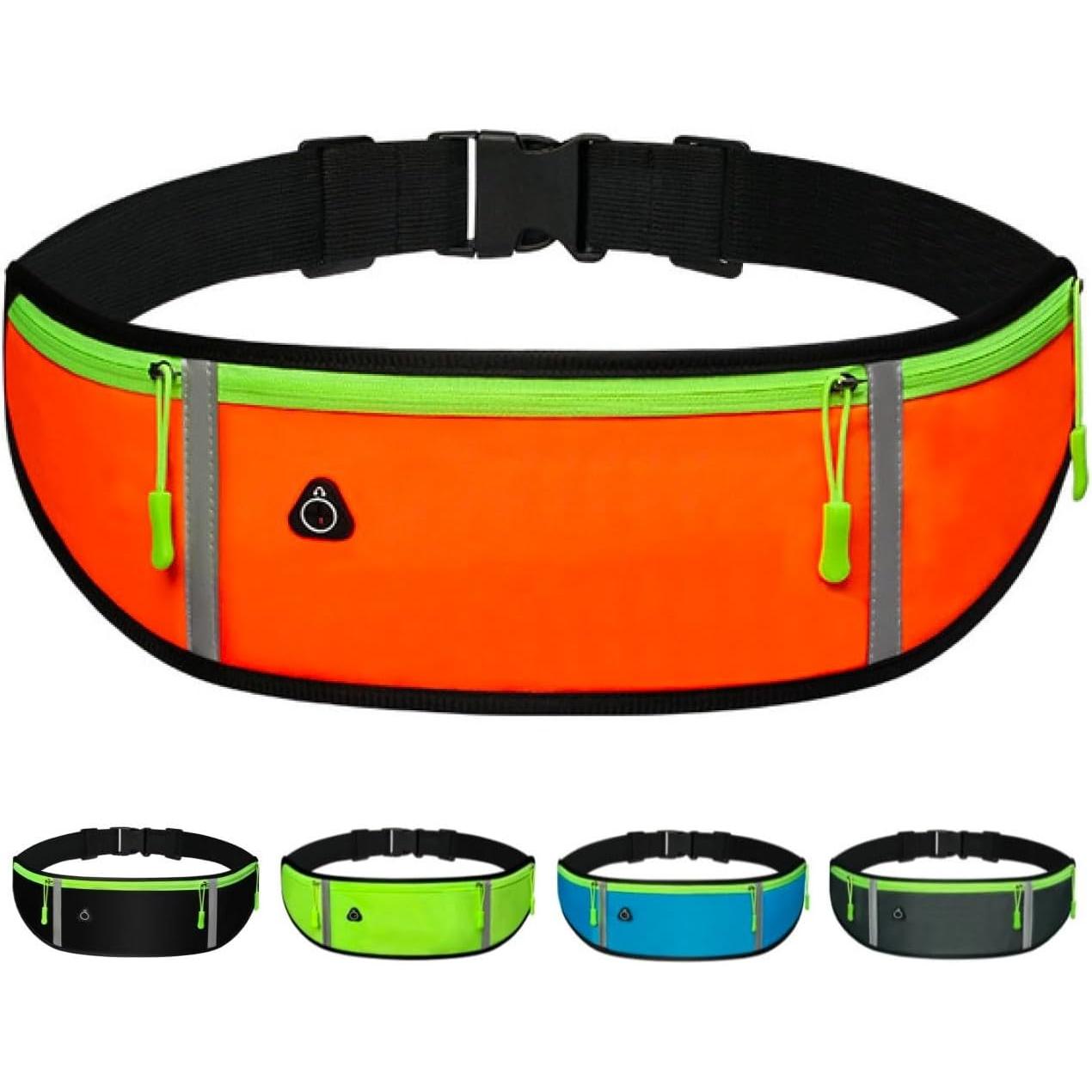 CA Riñonera Running para Hombre y Mujer, Riñonera Deportiva, Cinturón Elástico y Ajustable en Todas Las Cintas.IT
