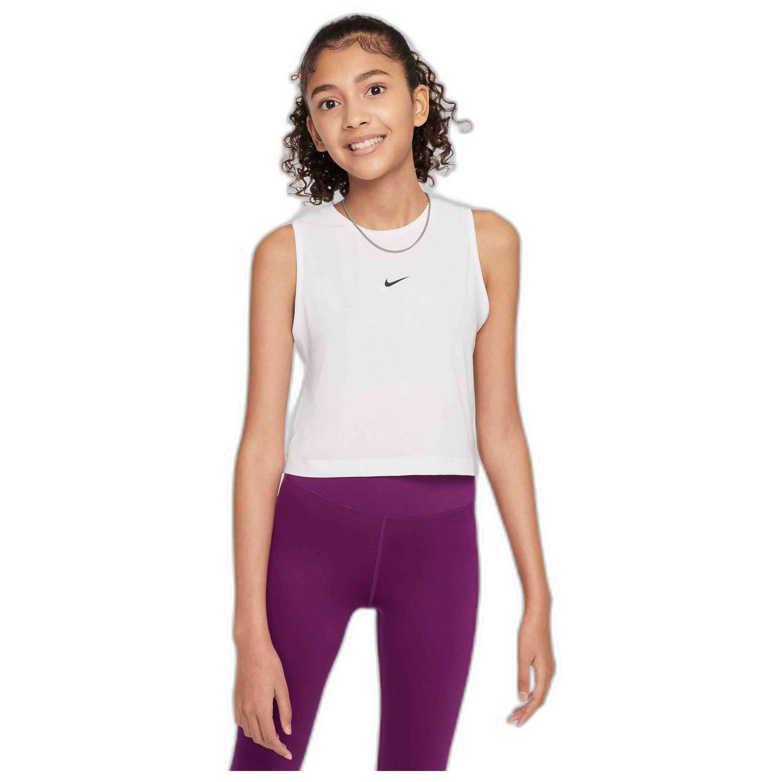 Cami Tirantes Nike Pro Jr Nike en color Blanco