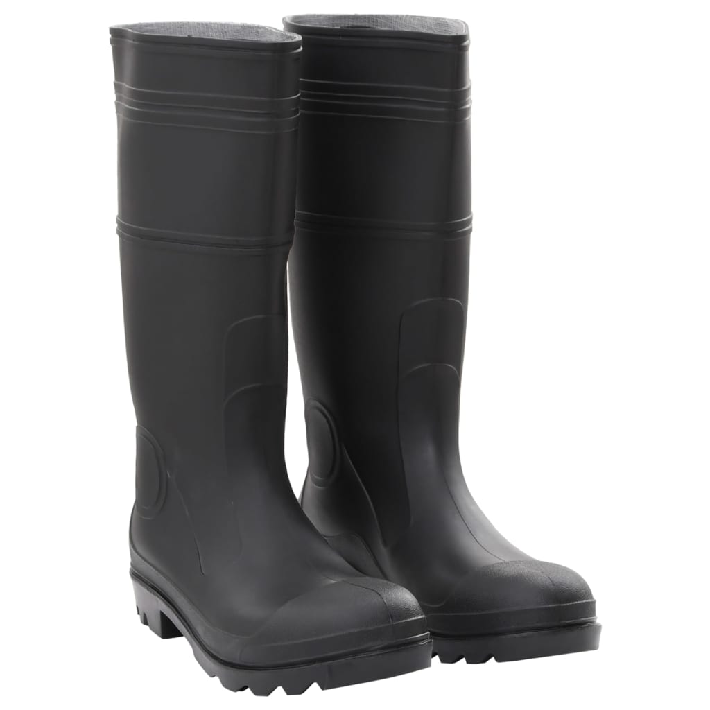 vidaXL Botas de Agua de Lluvia Impermeables Antideslizantes PVC Negro Talla 38, 39, 40 y mas
