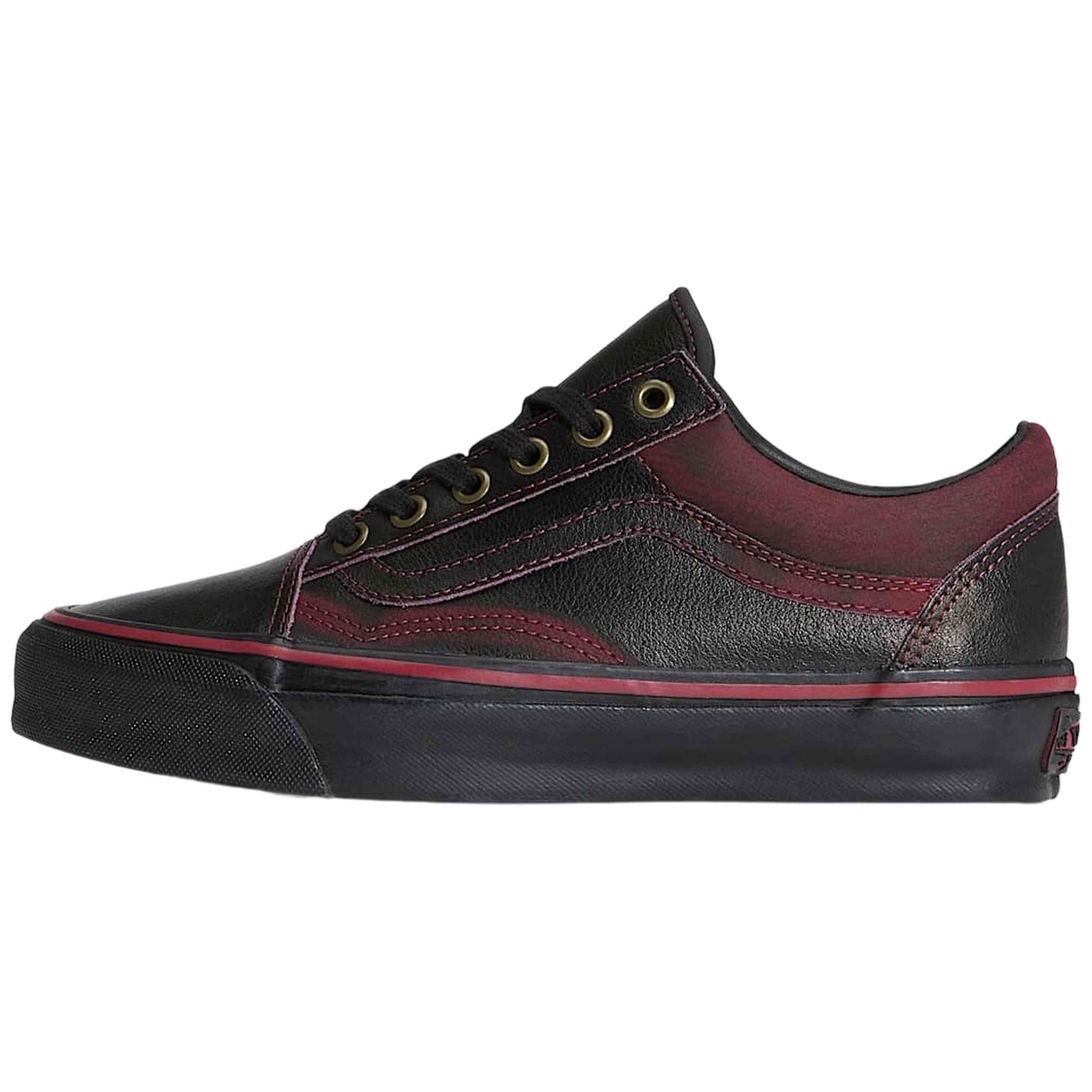 Zapatillas Vans modelo Old Skool "Black/Maroon" para hombre y mujer en color Negro