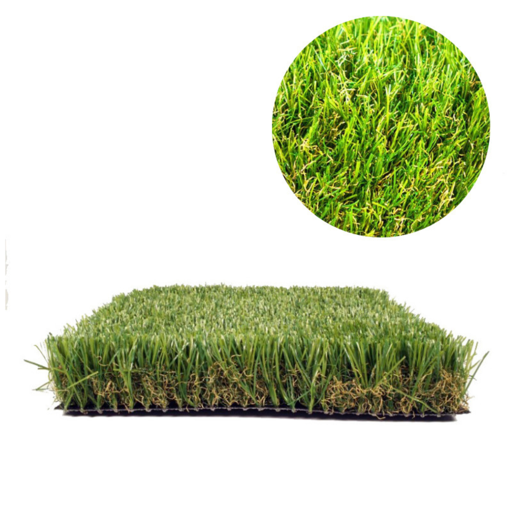 Arquiservi - Césped Artificial San Juan 40 mm | Alta densidad, fácil instalación, para jardín, terraza y exteriores