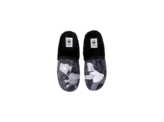 Zapatillas de Casa Hombre Los Simpson, Comodidad y Calidez Marpen Slippers AW 26/27, Diseño Mule Sin Talón, Tallas 40-46
