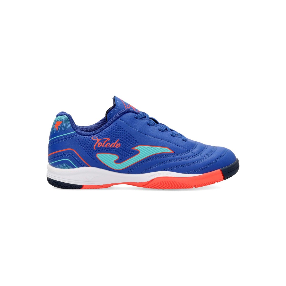 Joma - Zapatillas de fútbol sala Toledo para hombre, con suela de caucho y materiales sintéticos ligeros y transpirables, ideales para pistas interiores y exteriores