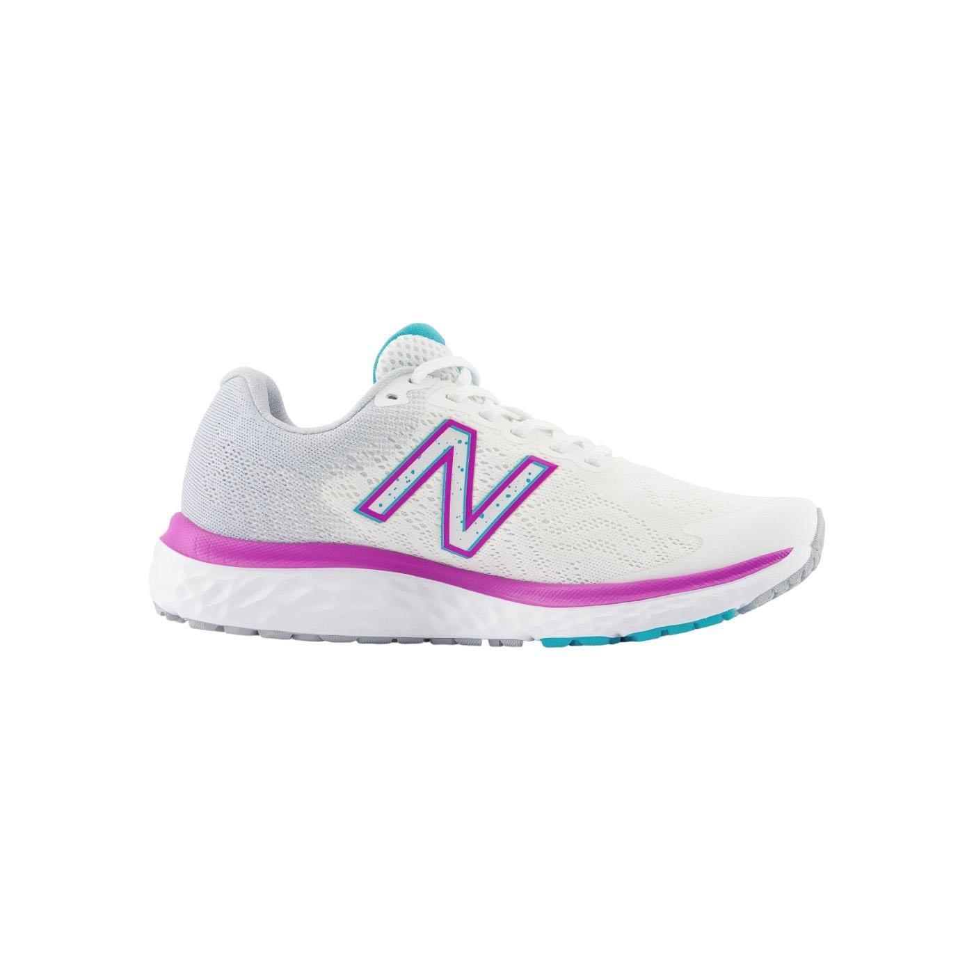 Zapatilla Mujer New Balance 680 V7 Blanca Lila