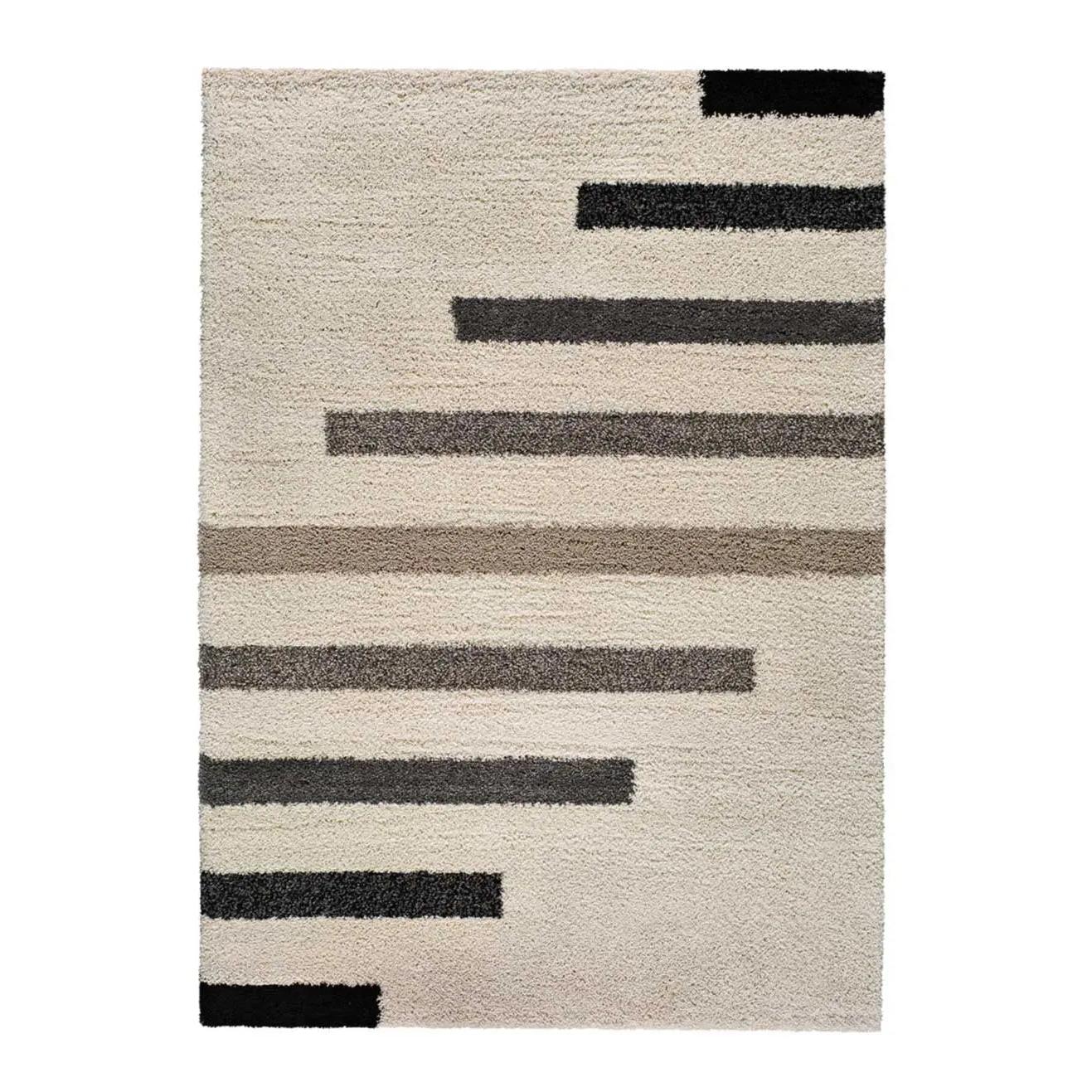 Alfombra interior  shaggy geométrico en gris - SCENIC 354 | 120x170, 135x190, 200x290 cm