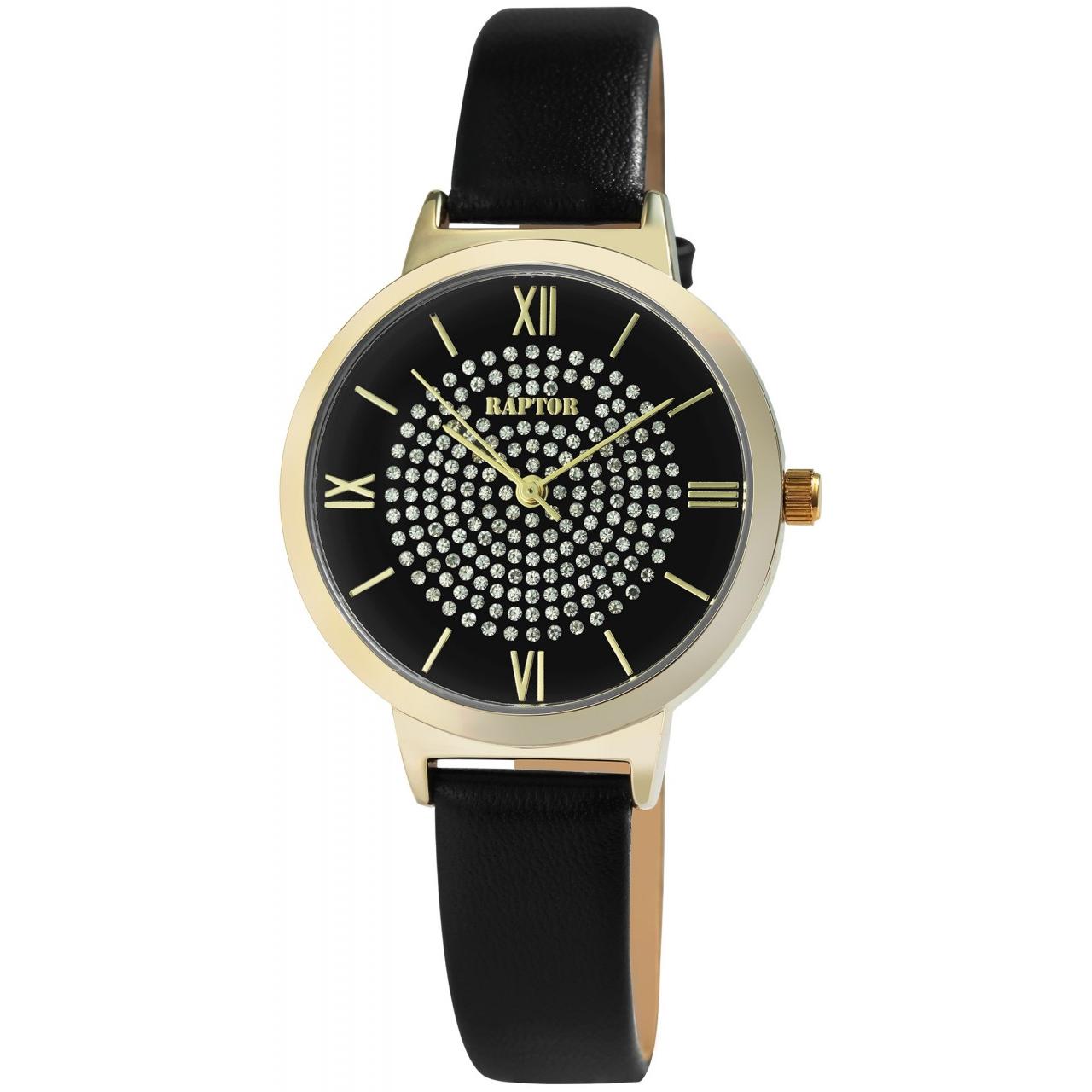 Reloj Raptor® Mujer com Bracelete em Pele Genuína - 0227