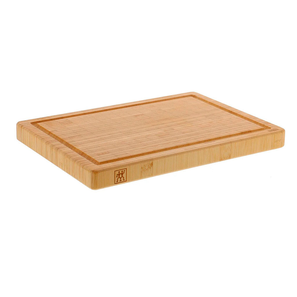 Zwilling Tabla de Bambú para Cortar Alimentos, Superficie de Corte Elegante y Duradera con Diseño Funcional para Cocina Moderna
