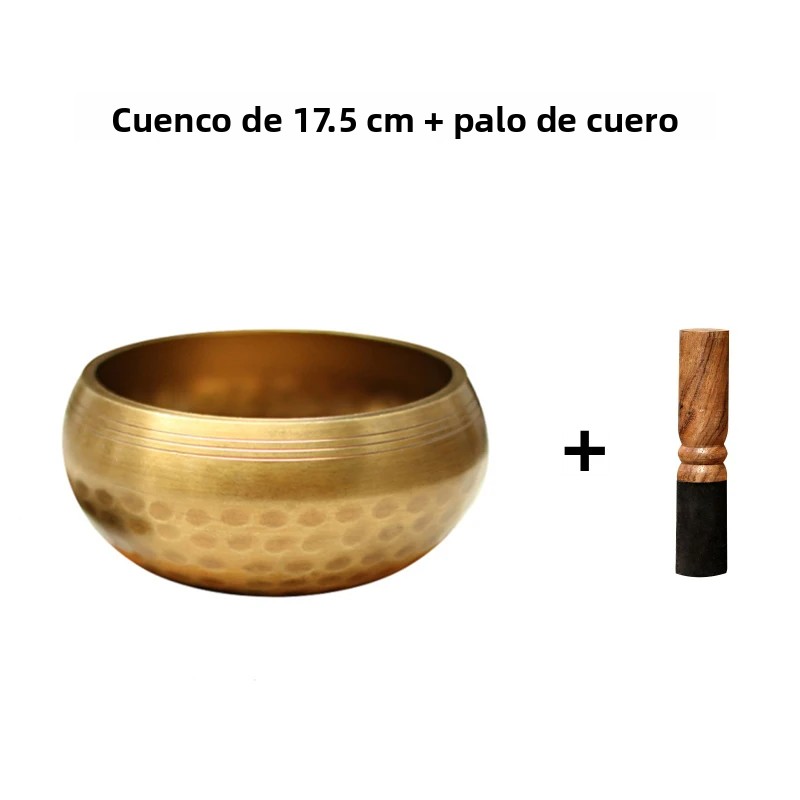 TK Bol De Sonido Budista De Bronce Hecho a Mano En Nepal Para Yoga Meditación Canto Terapia Musical Instrumento De Música Tradicional
