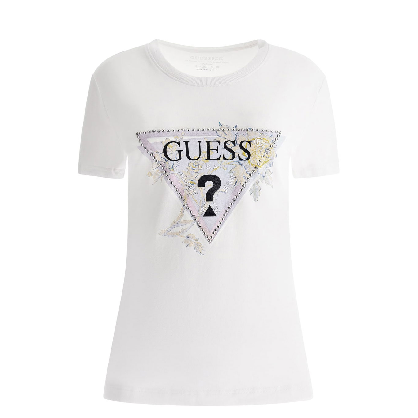 Guess. Camiseta Blanca W3RI18 J1314-G011.