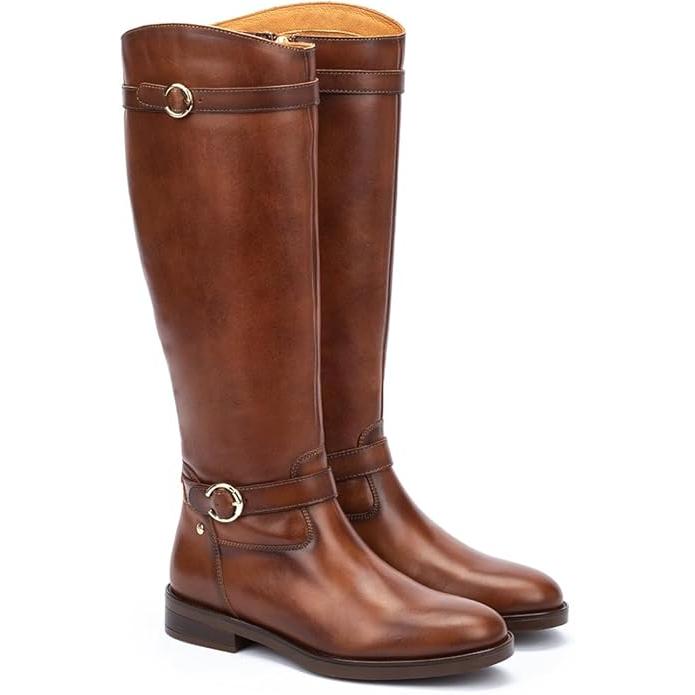 PIKOLINOS PUERTOLLANO W3C-9632 bota mujer de caña alta de piel de primera calidad. Cómoda.