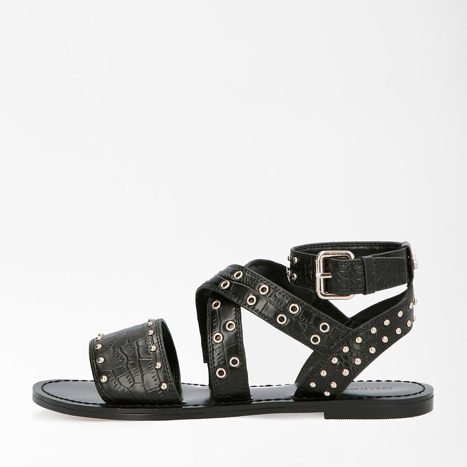 Guess  Sandals Black Fl6cv2 pel03-black  , para Mujer