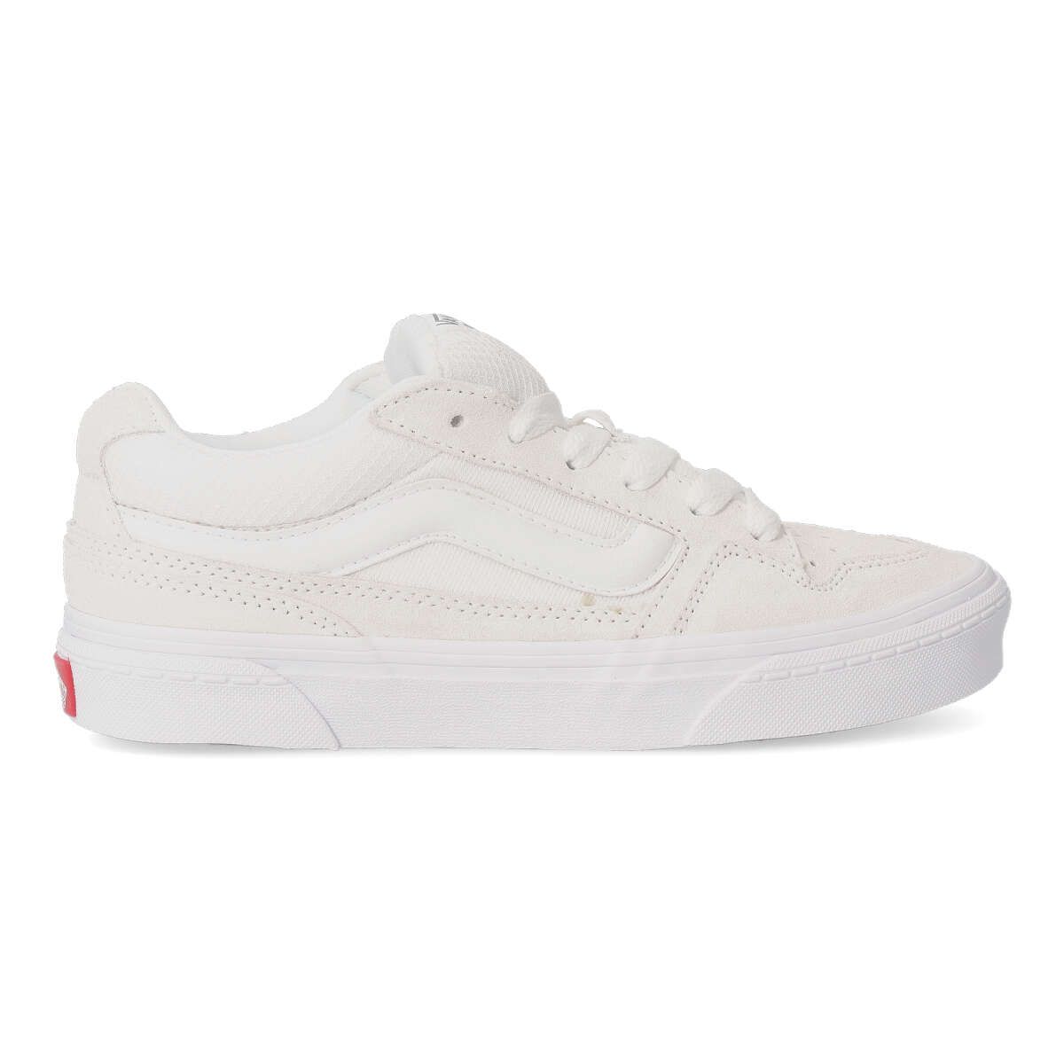 Vans - Zapatillas urbanas Caldrone para hombre, de piel y textil con cierre de cordones, suela Waffle y cuello acolchado