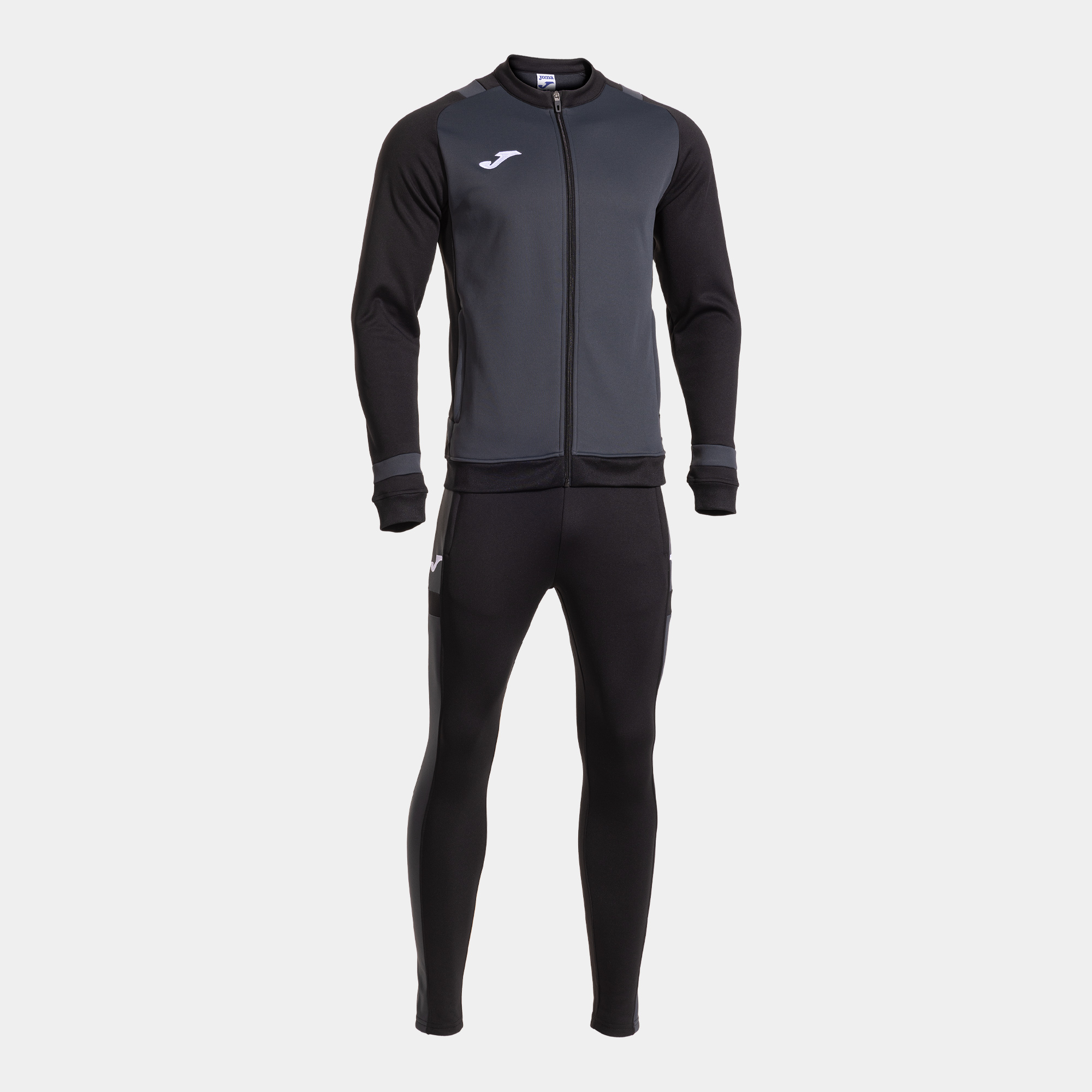 Chándal Hombre Joma Lider 104286 Antracita Negro 151 Confortable