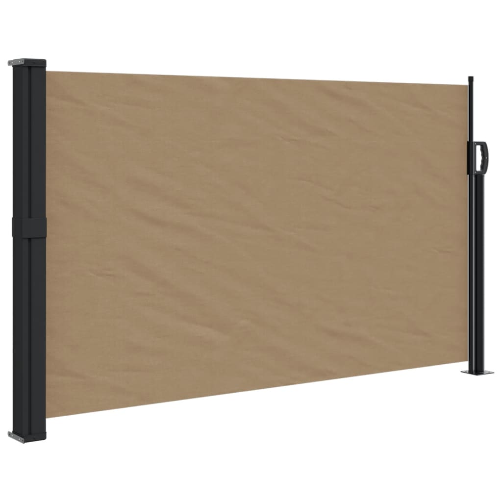 vidaXL Toldo lateral retráctil 120x300 cm Color Negro, Crema, Azul