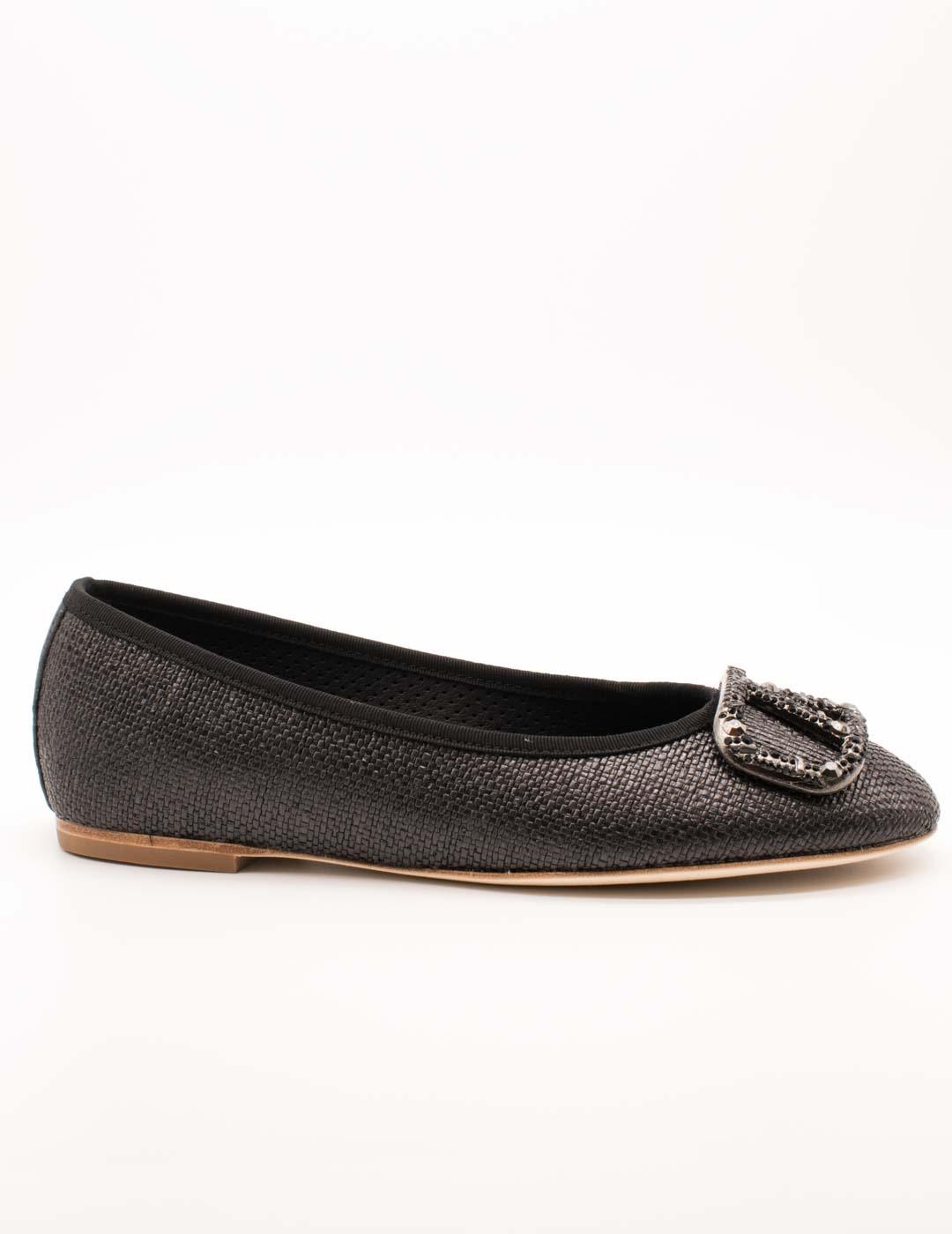 Bailarina Alpe 5417-22-05 Rafia Negro de Mujer