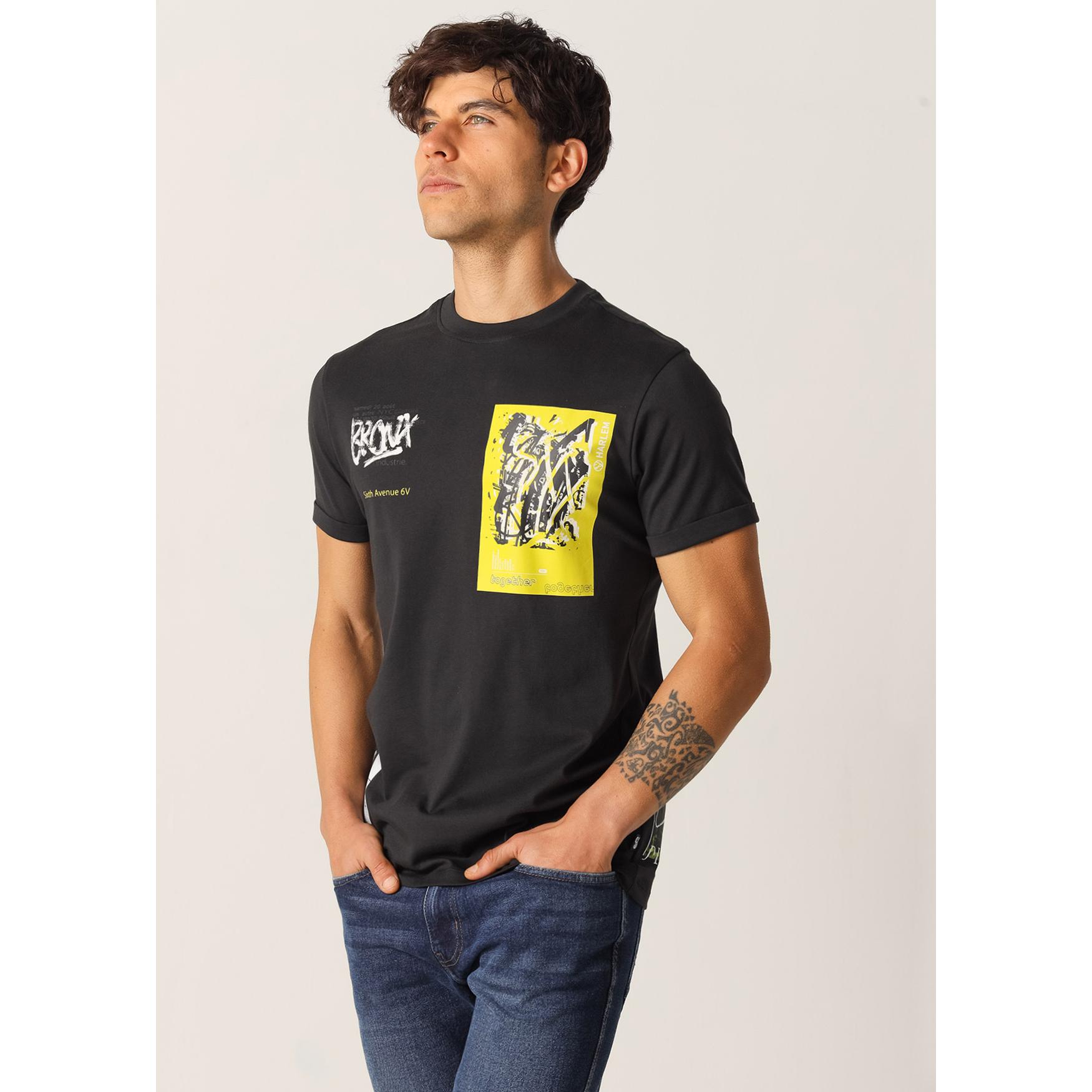 SIX VALVES - Camiseta de manga corta Print street