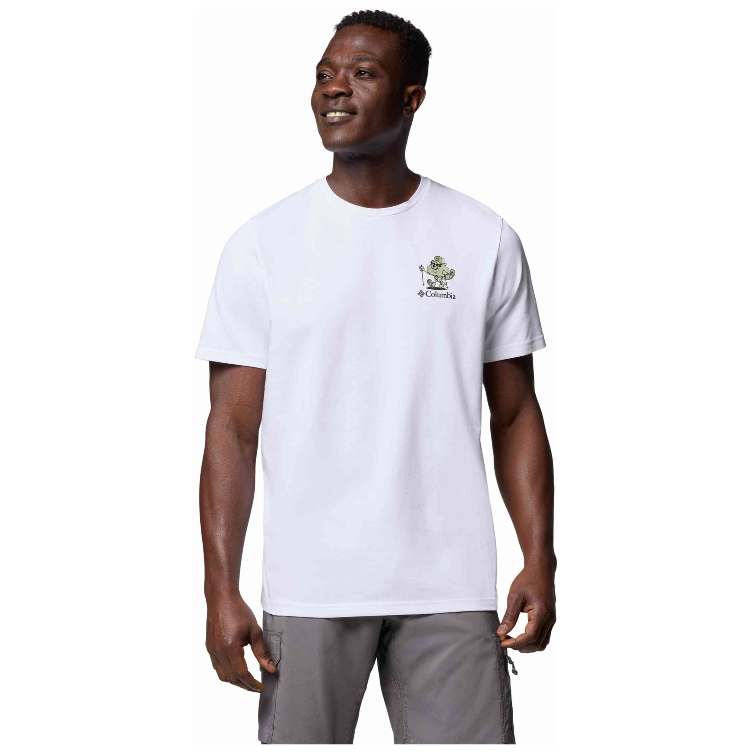 Camiseta De Manga Corta Columbia modelo tee hageman white para Hombre en color Blanco