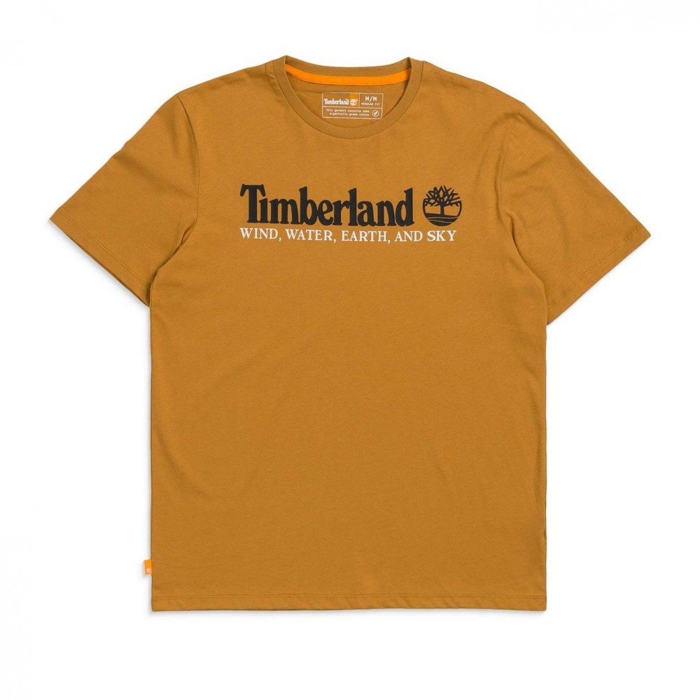 Camiseta con gráfico frontal WWES de Manga Corta (Regular), Marca Timberland, Variedad de Color y Talla, Para Hombre
