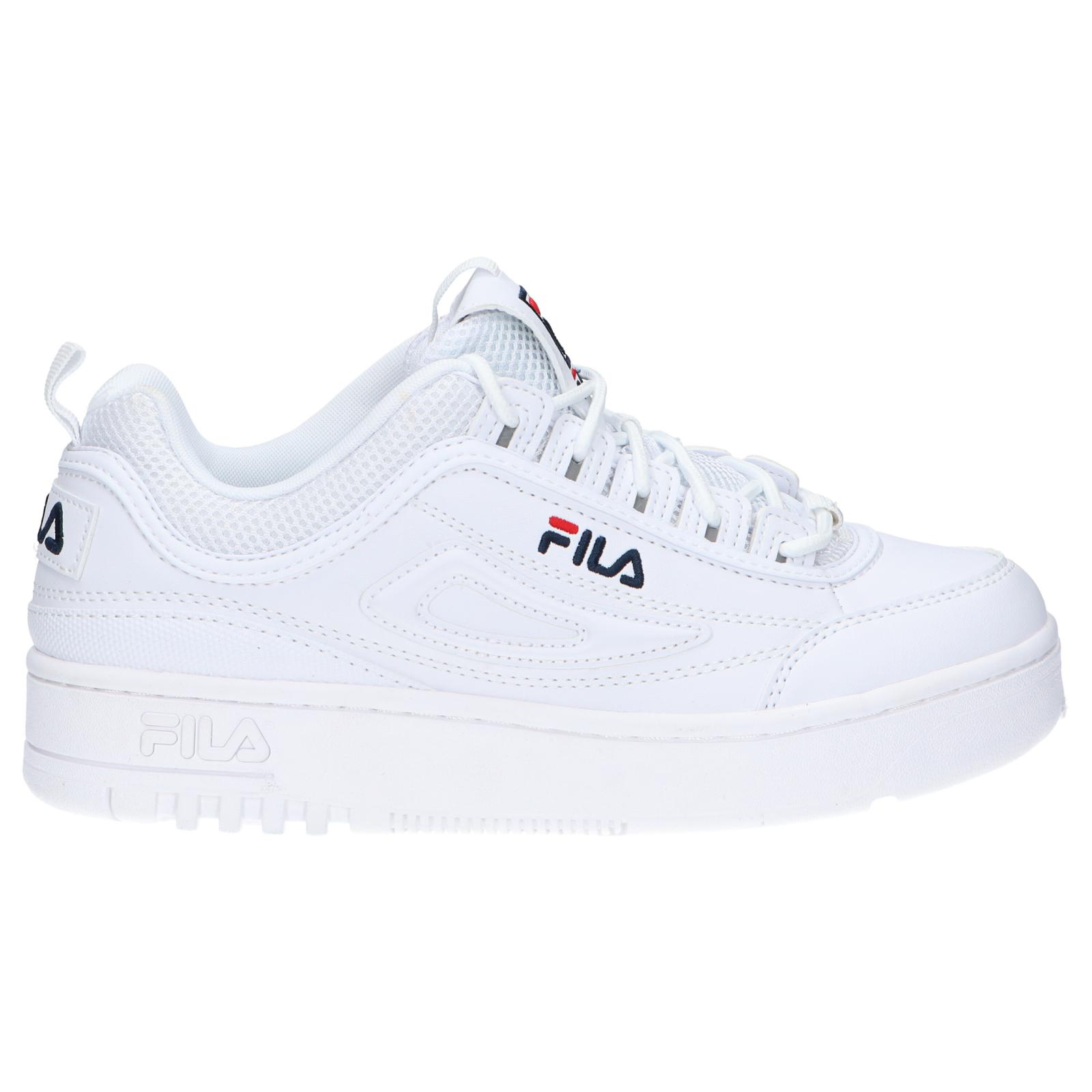 Women's FILA FFW0071 FX DISRUPTOR 10004 WHITE sneakers
