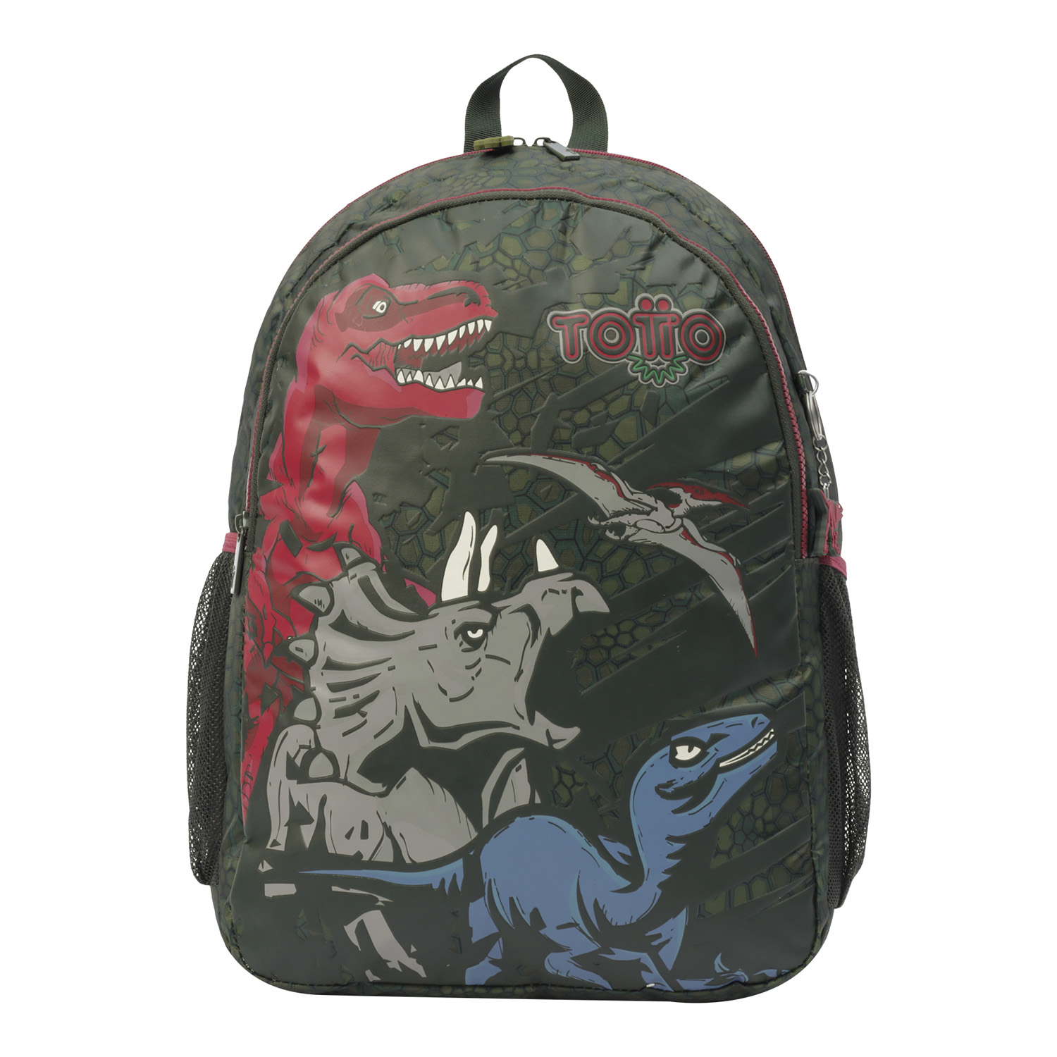 Totto Mochila escolar T-Rex Material: Poliéster 32 x 44.5 x 16 cm