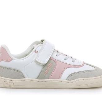 Zapatillas niña Mustang Free barefoot color Modern white y Losfo light blanc0 y rosa deportivas para juniors calzado respetuoso con certificado vegano muy comodas y muy flexibles con cierre de tira adherente y elasticos