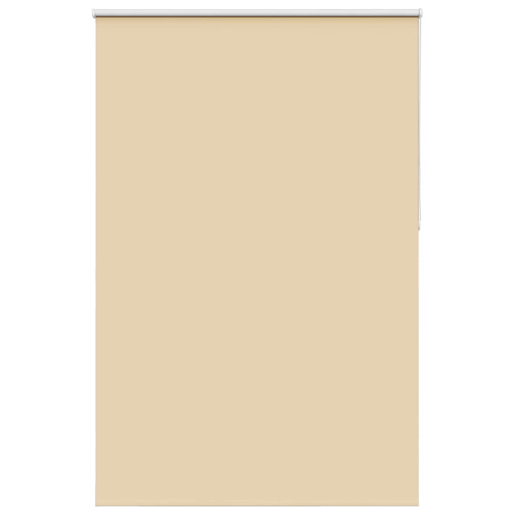 vidaXL Estor Enrollable Opaco Beige de Tela en dimension 210 cmx105 cm/210 cmx110 cm/210 cmx115 cm y más | protección solar decorativa para ventanas hogar oficina dormitorio fácil de instalar