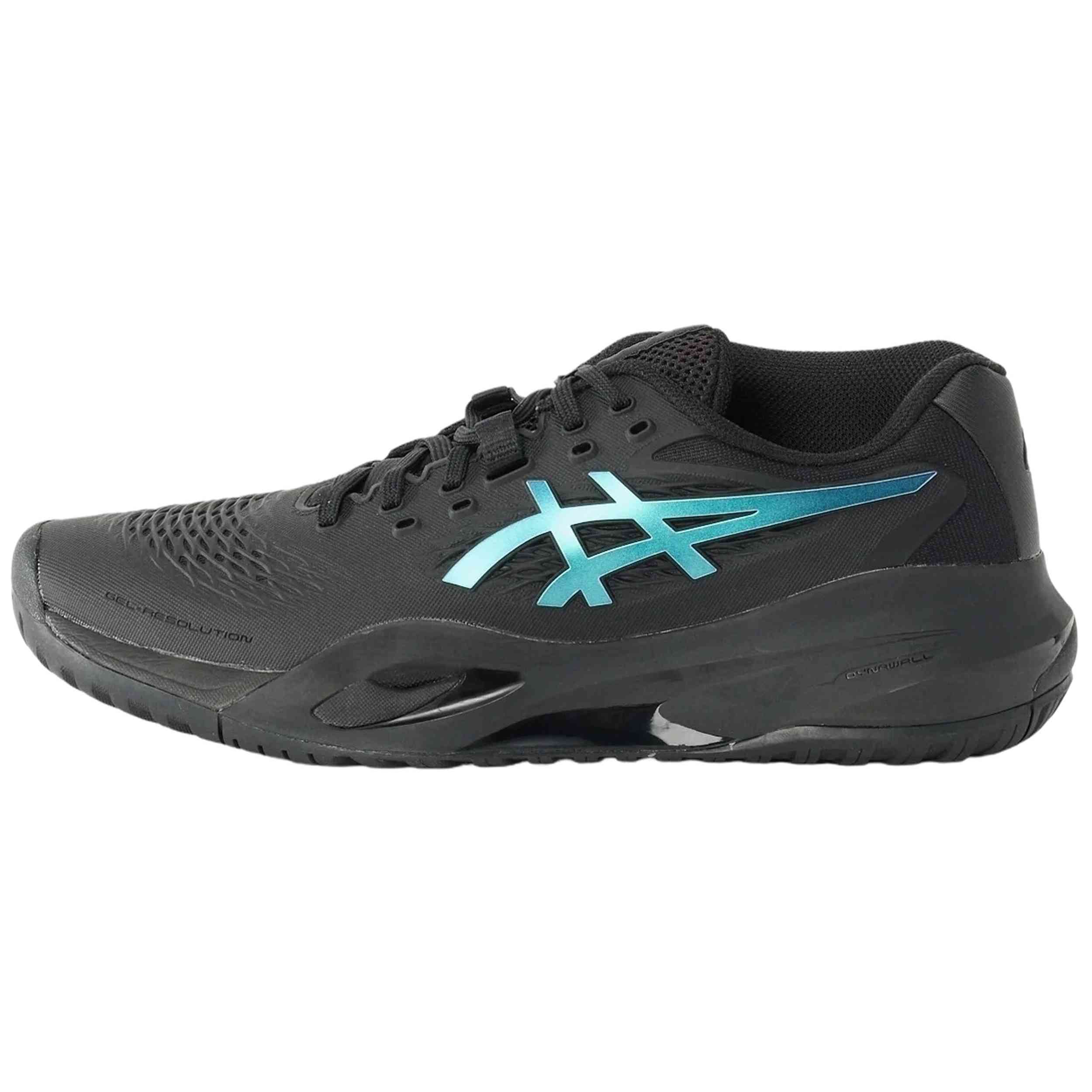 Zapatillas De Padel Asics modelo Gel Resolution "Black/Prism Blue" para hombre y mujer en color Negro