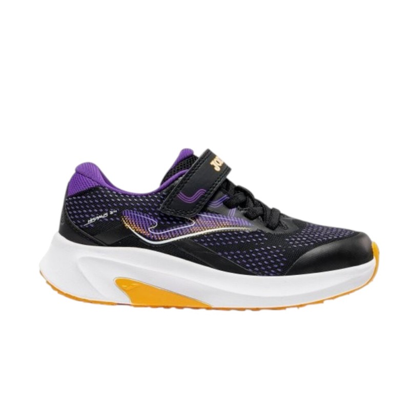 Zapatillas Negras Hispalis Jr 2631 Running Para Niños
