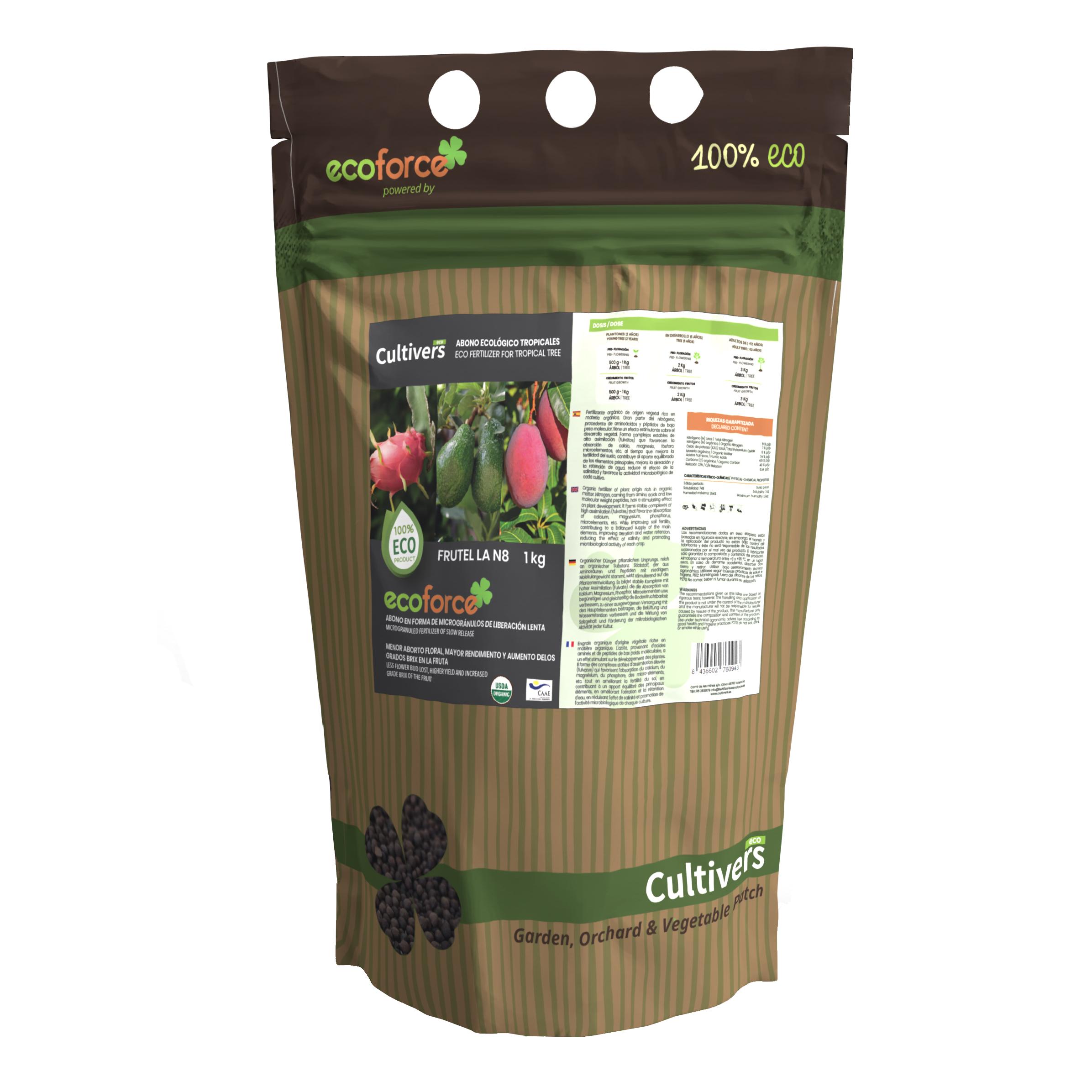 CULTIVERS Abono Tropicales Ecológico 1 kg