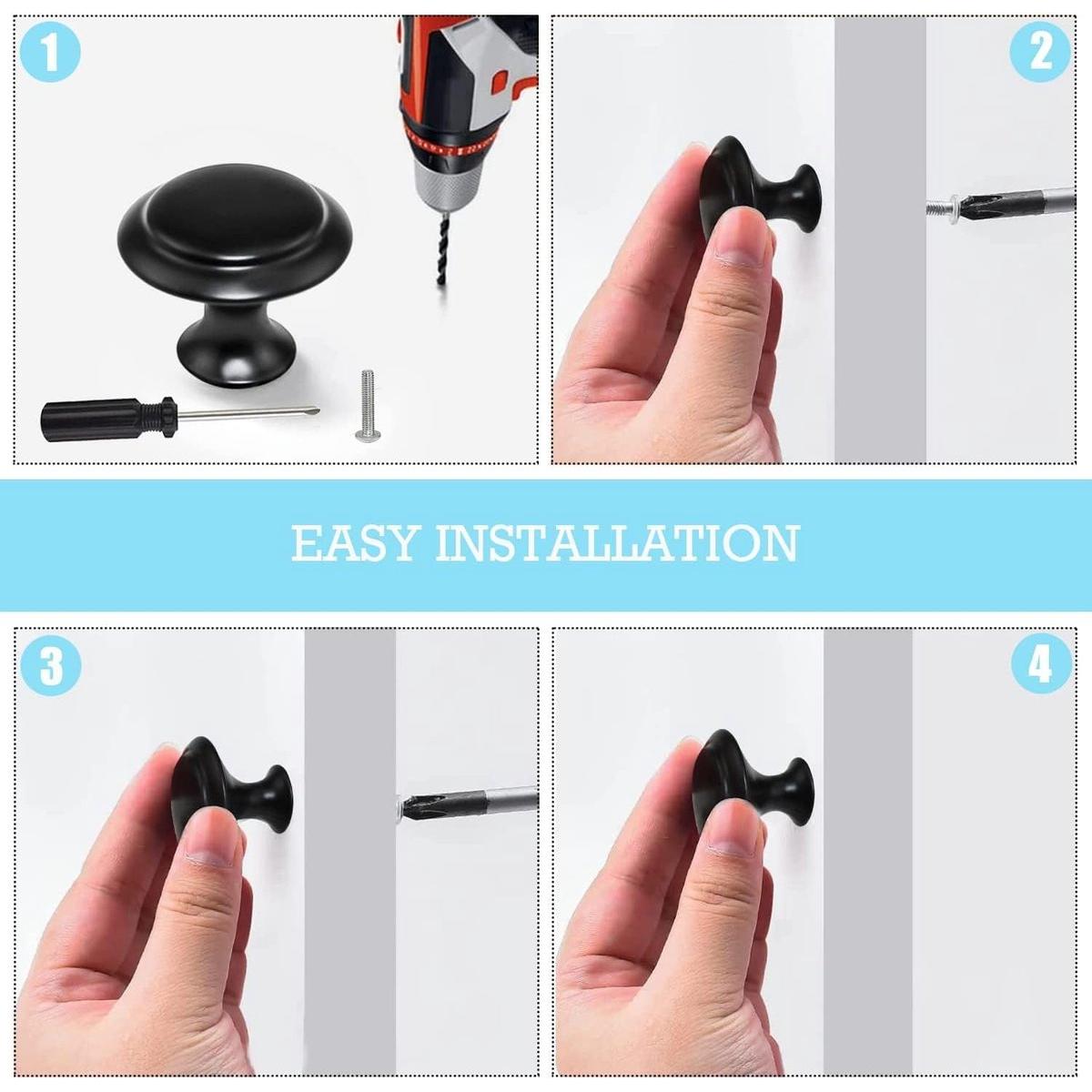 Tiradores - 18 piezas - Tiradores para armarios - Tiradores para muebles - Tirador de cocina - Pomos antiguos - 30 mm - Tiradores para armarios - Tiradores para armarios de cocina - Tirador para muebles - Tirador de cocina - Tirador de puerta - Tirador de