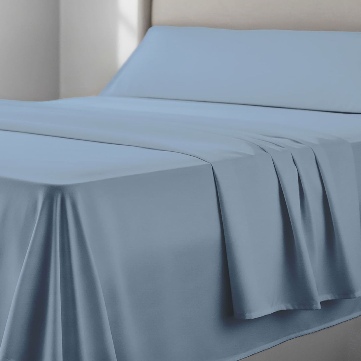 Fusionhome - Juego de Sábanas Microfibra Tacto Tela - Suavidad Extra y Antiácaros - Cama 90cm, 105cm, 135cm, 150cm y 180cm
