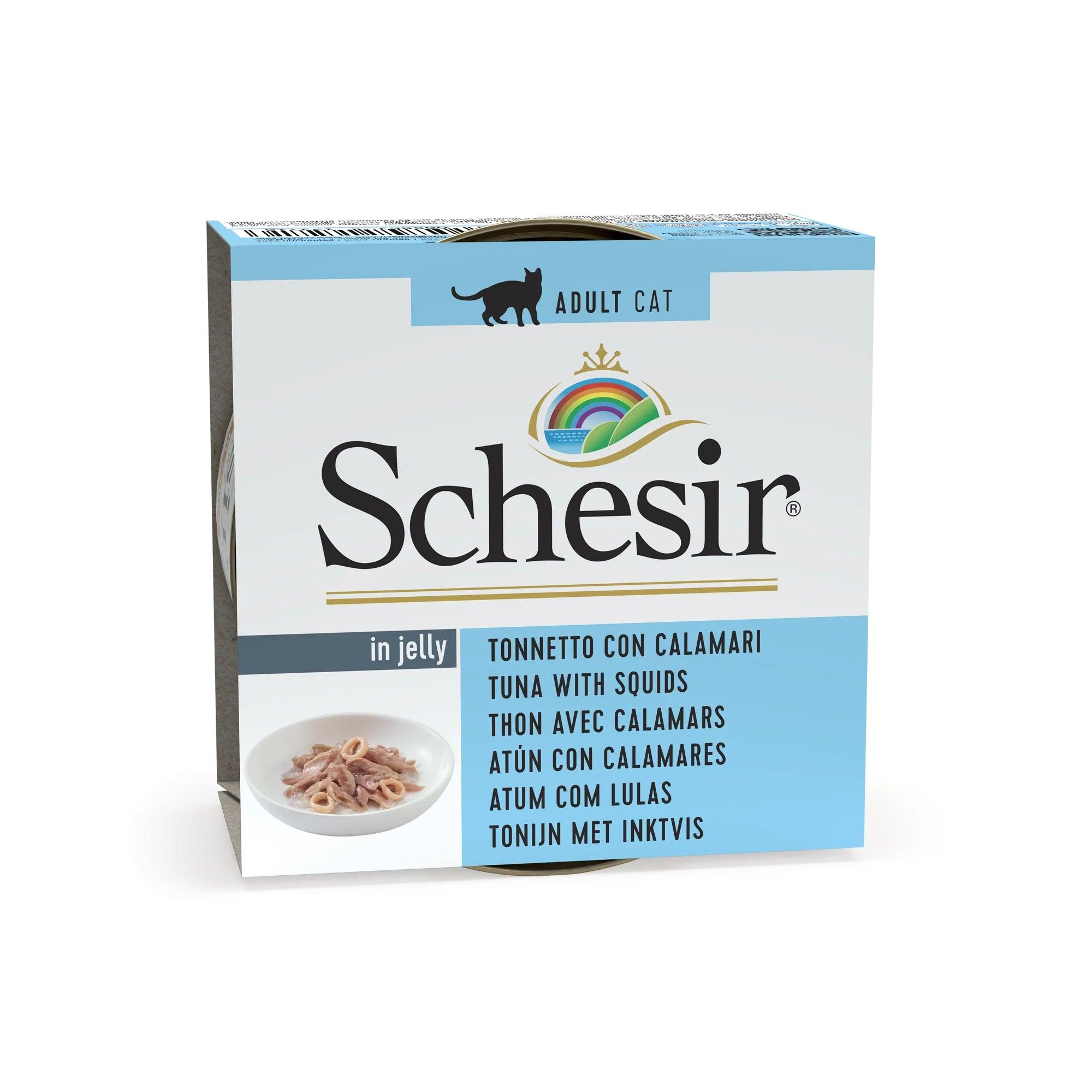 Schesir Atún con Calamares en gelatina 20x85 gr