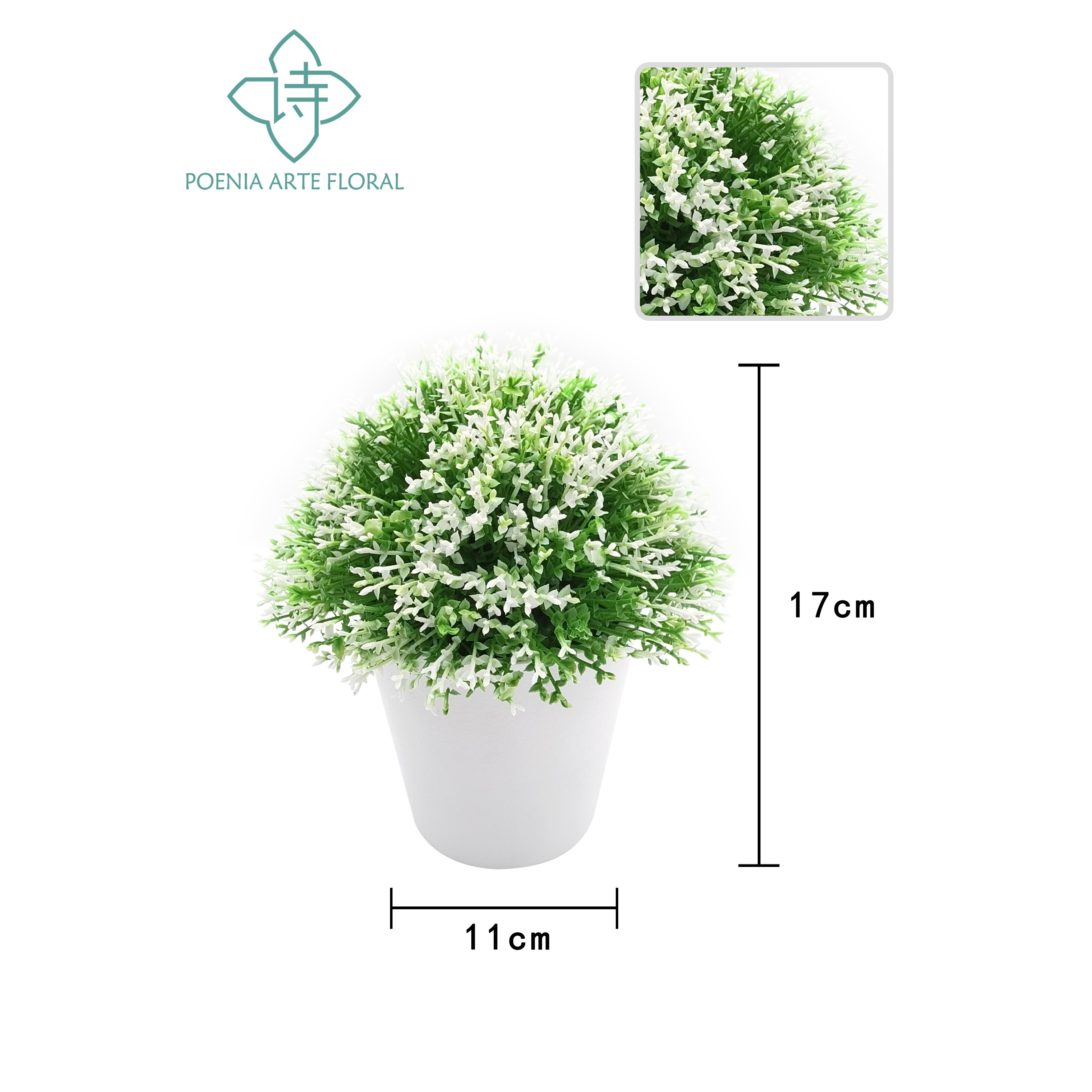 Poenia Arte Floral - Maceta con Planta Artificial 17cm - Ref 630477