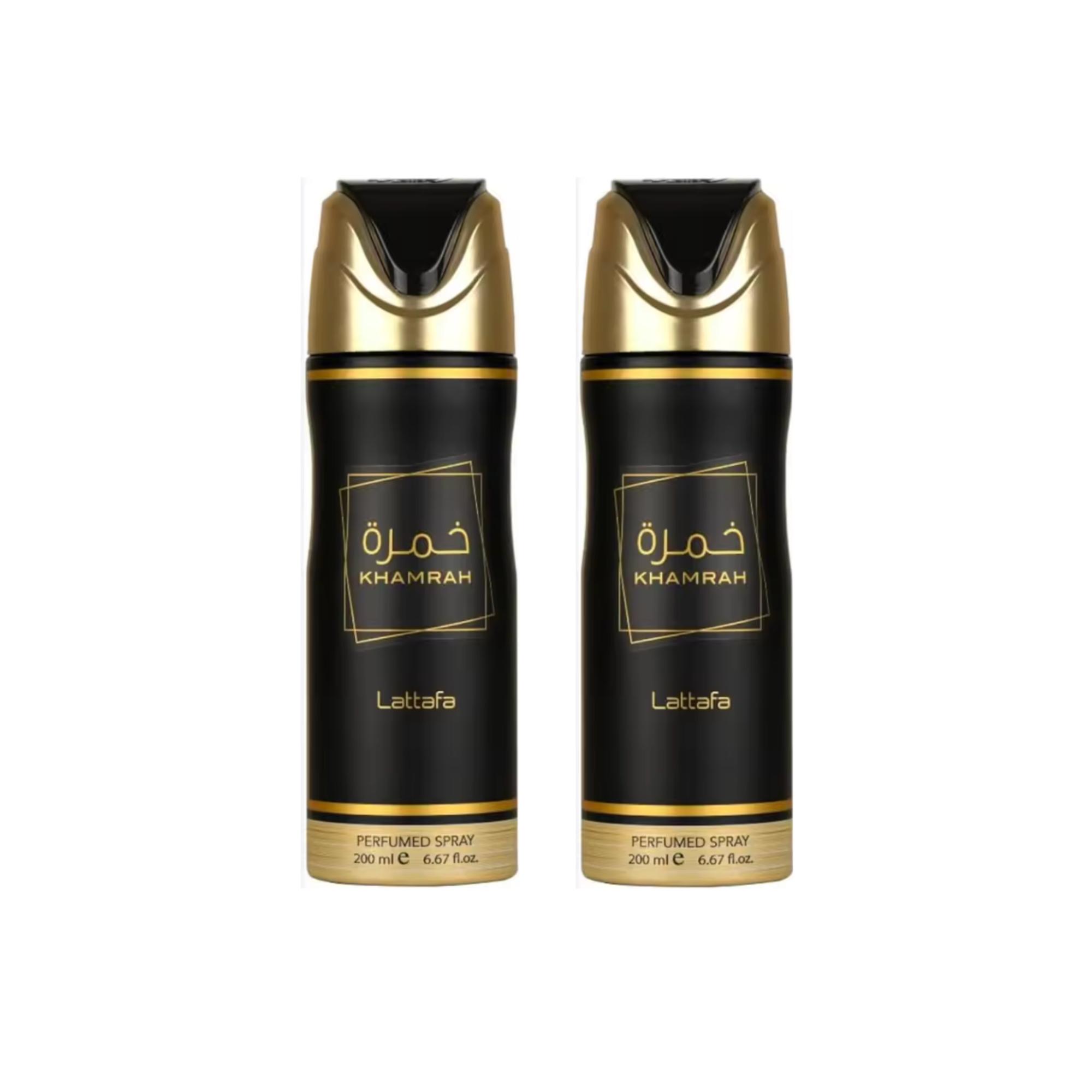 Lattafa Khamrah 2 UNIDADES DESODORANTE 200 ml X2