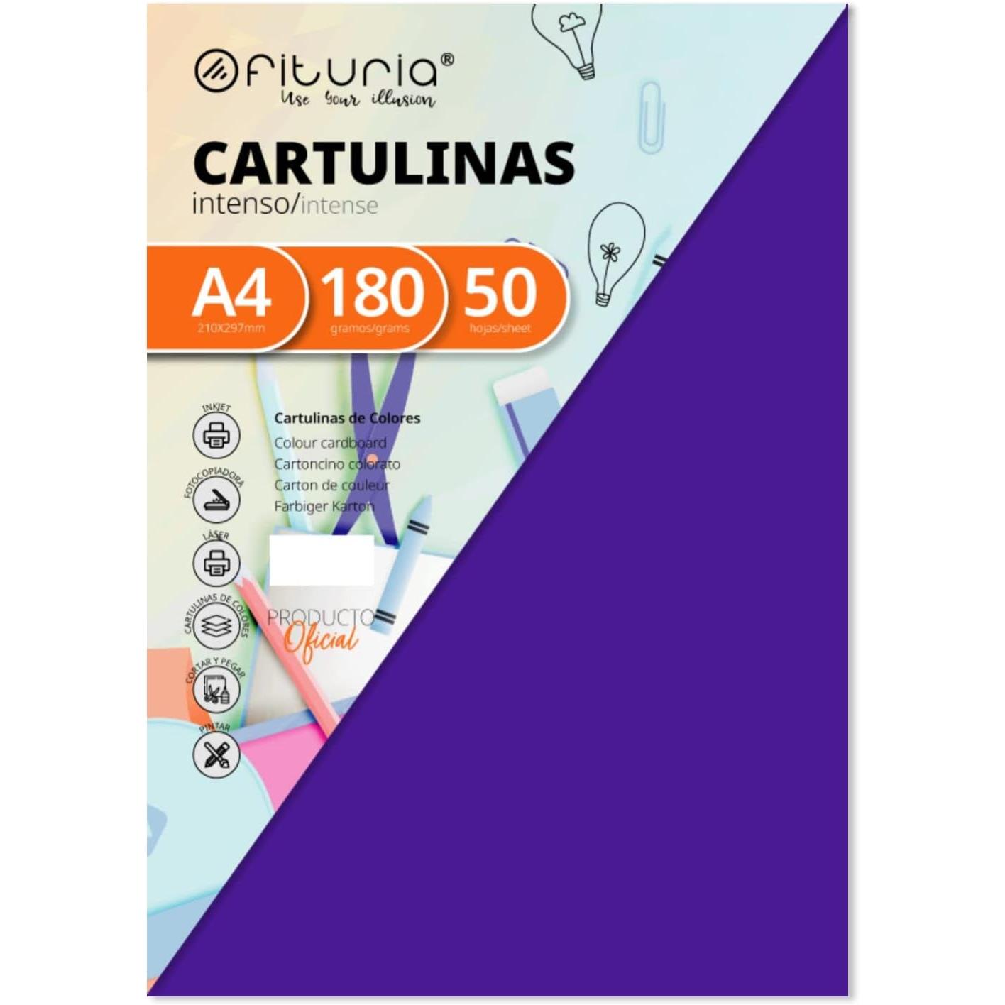 Packs Cartulinas Varios Colores Tamaño Variables - Ofituria