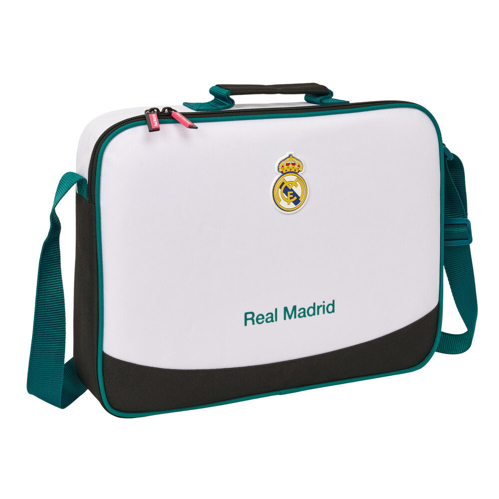 Cartera Real Madrid Extraescolares 38x28x6cm.