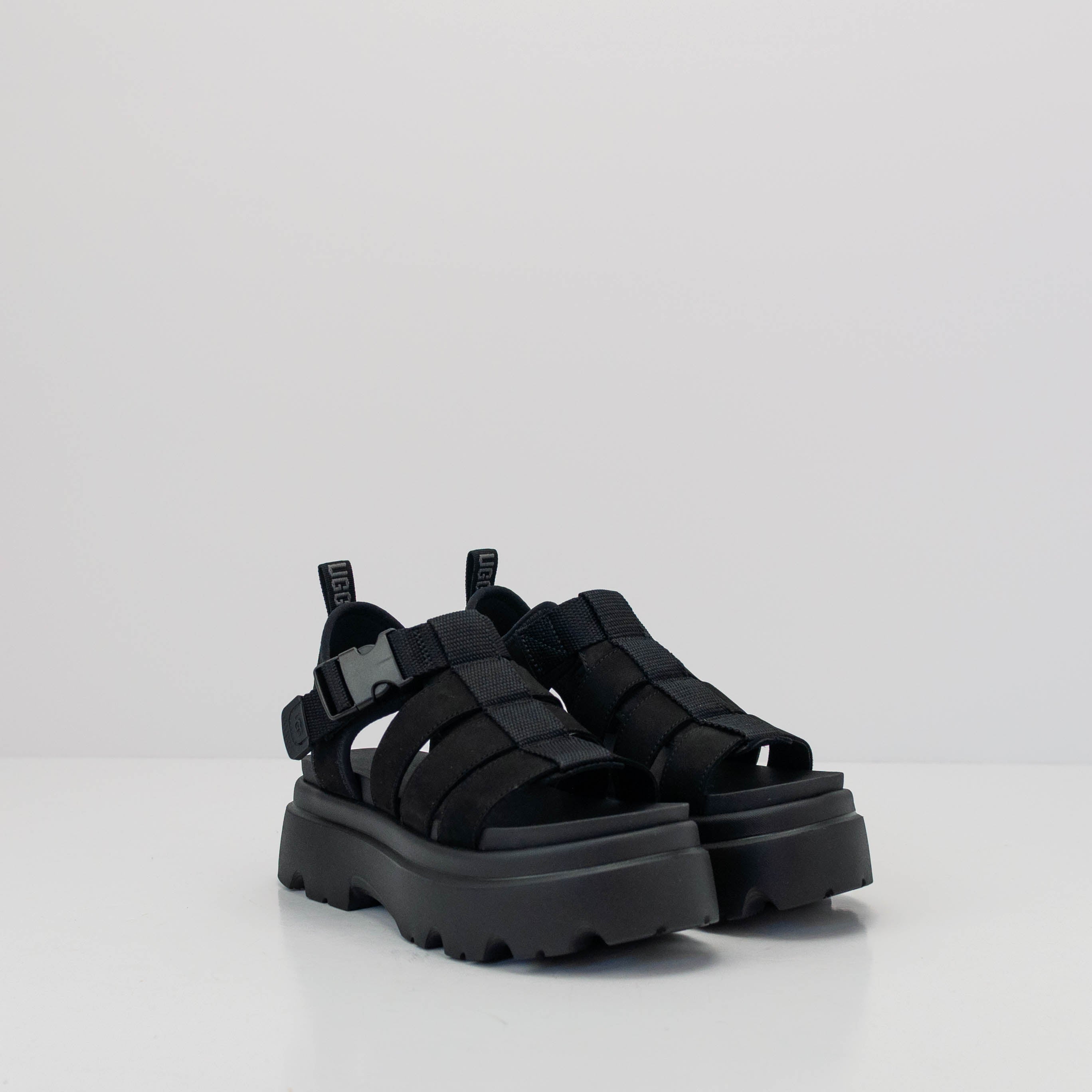 UGG SANDALIA - UGG - CORA BLACK SANDALIAS