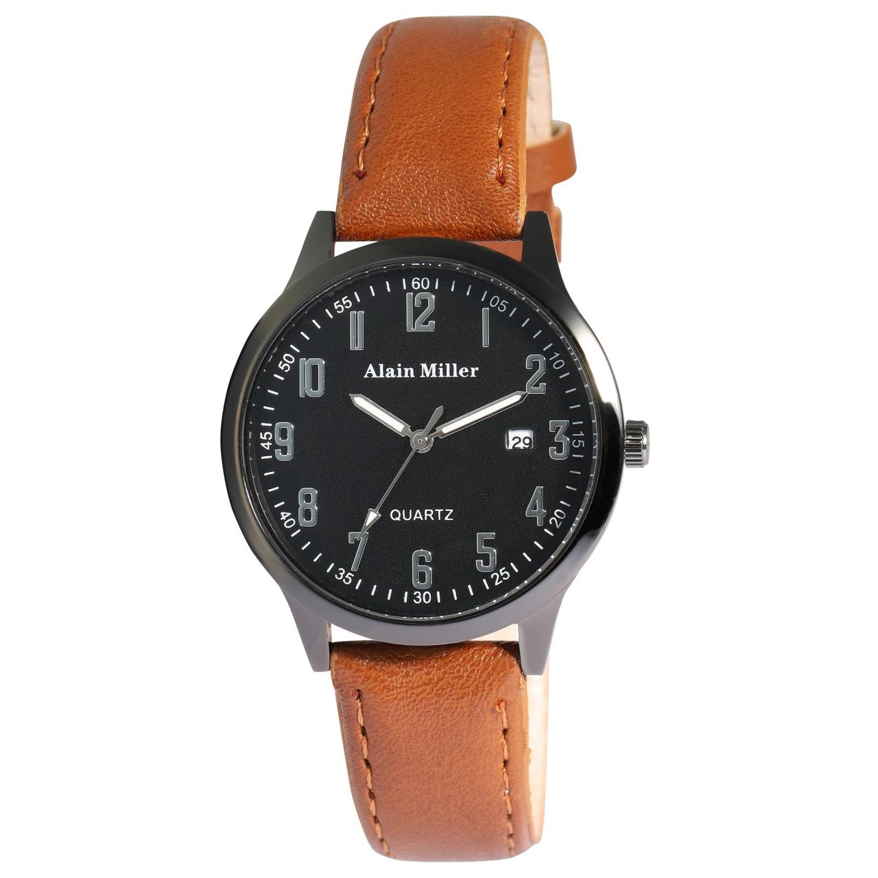 Reloj Alain Miller® Hombre com Bracelete em Pele Sintética - 0262