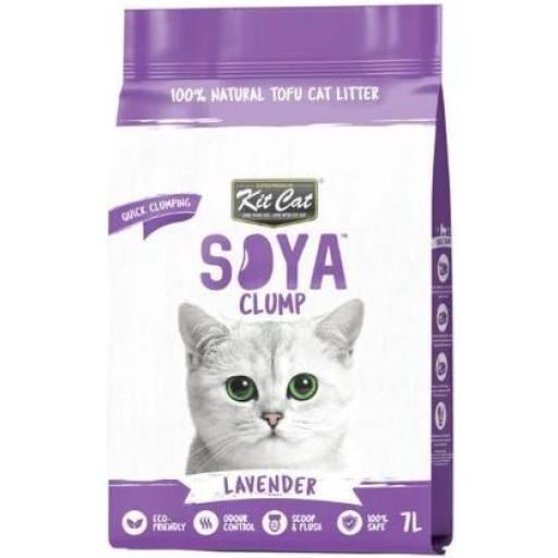Kit Cat Arena Eco SoyaClump Lavanda (Gatos , Peluquería e higiene , Arenas) - 2 KG