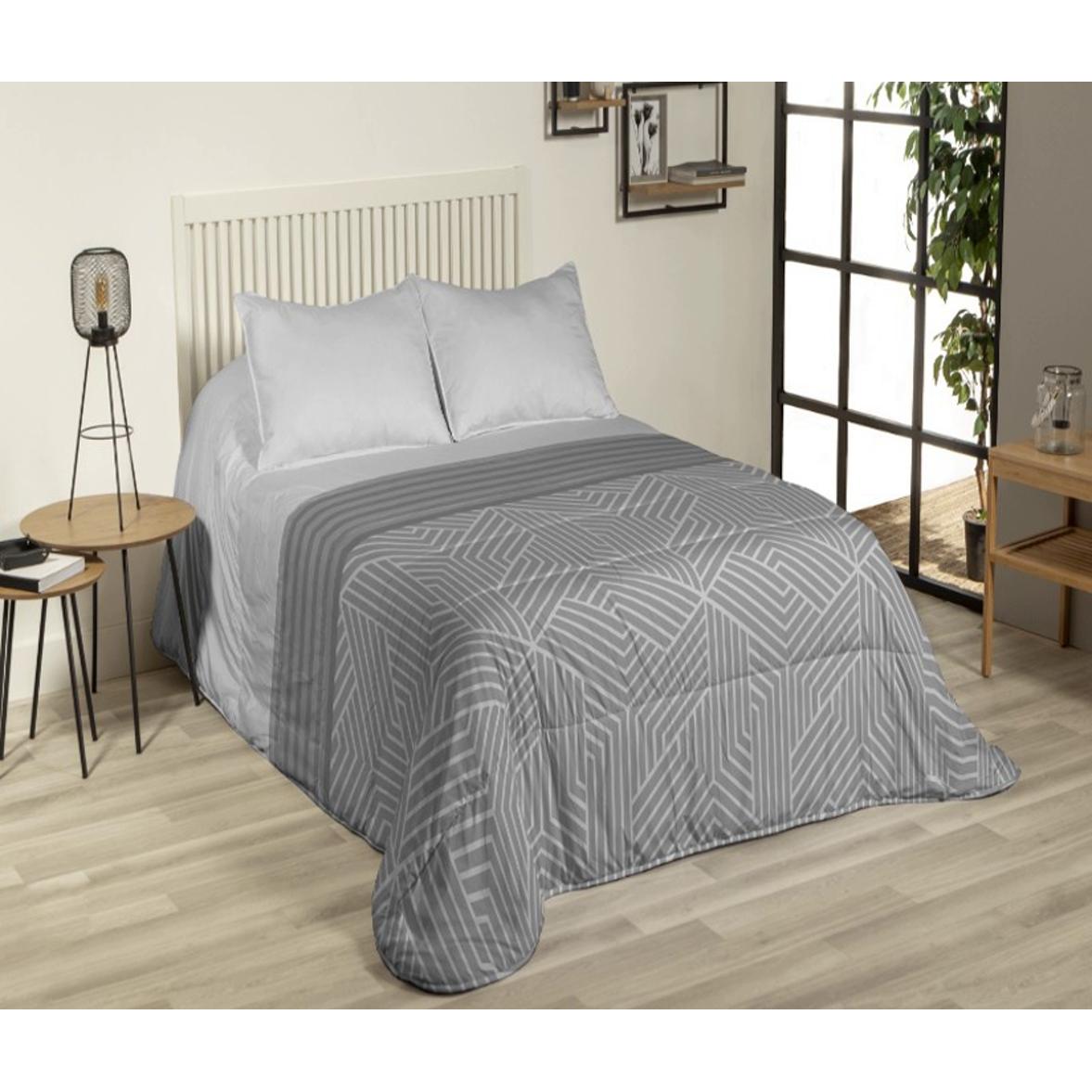 Edredón Karamelo Home Liam 100% Poliéster con Funda de Cojín, Ideal para Otoño e Invierno