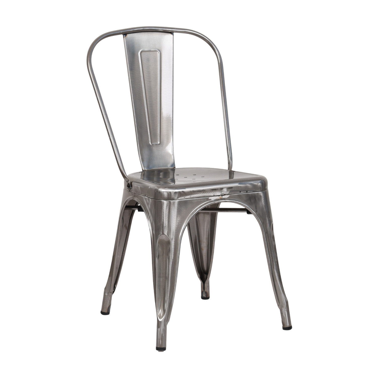 Silla Apilable Industrial de Acero 45x45x85cm 7house